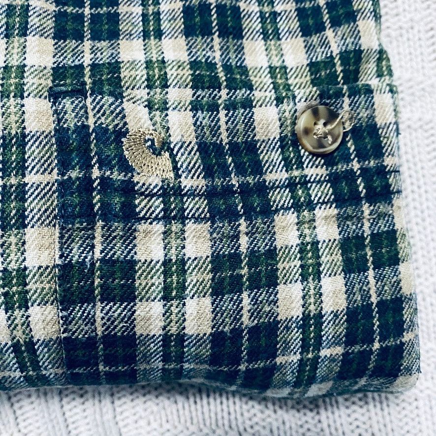 Carhartt Carhartt green plaid flannel button down Size US XL / EU 56 / 4 - 5 Thumbnail