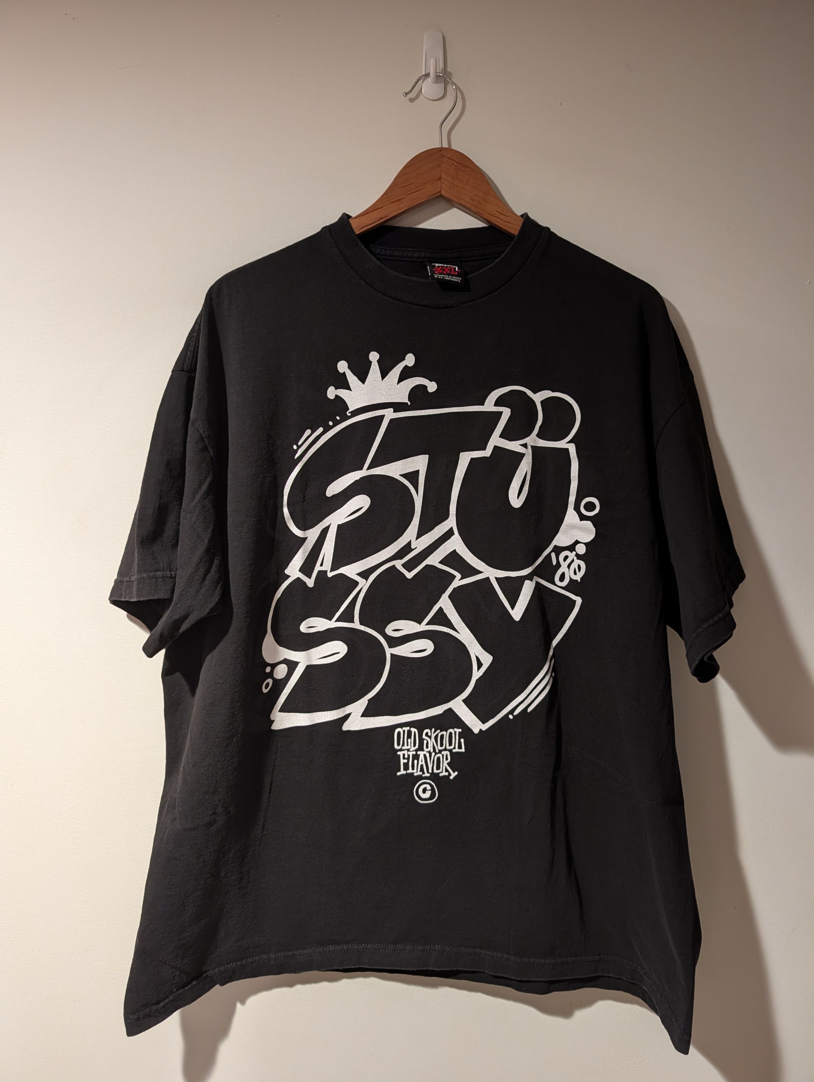 Stussy Vintage STUSSY T Shirt OLD SKOOL FLAVOUR | Grailed