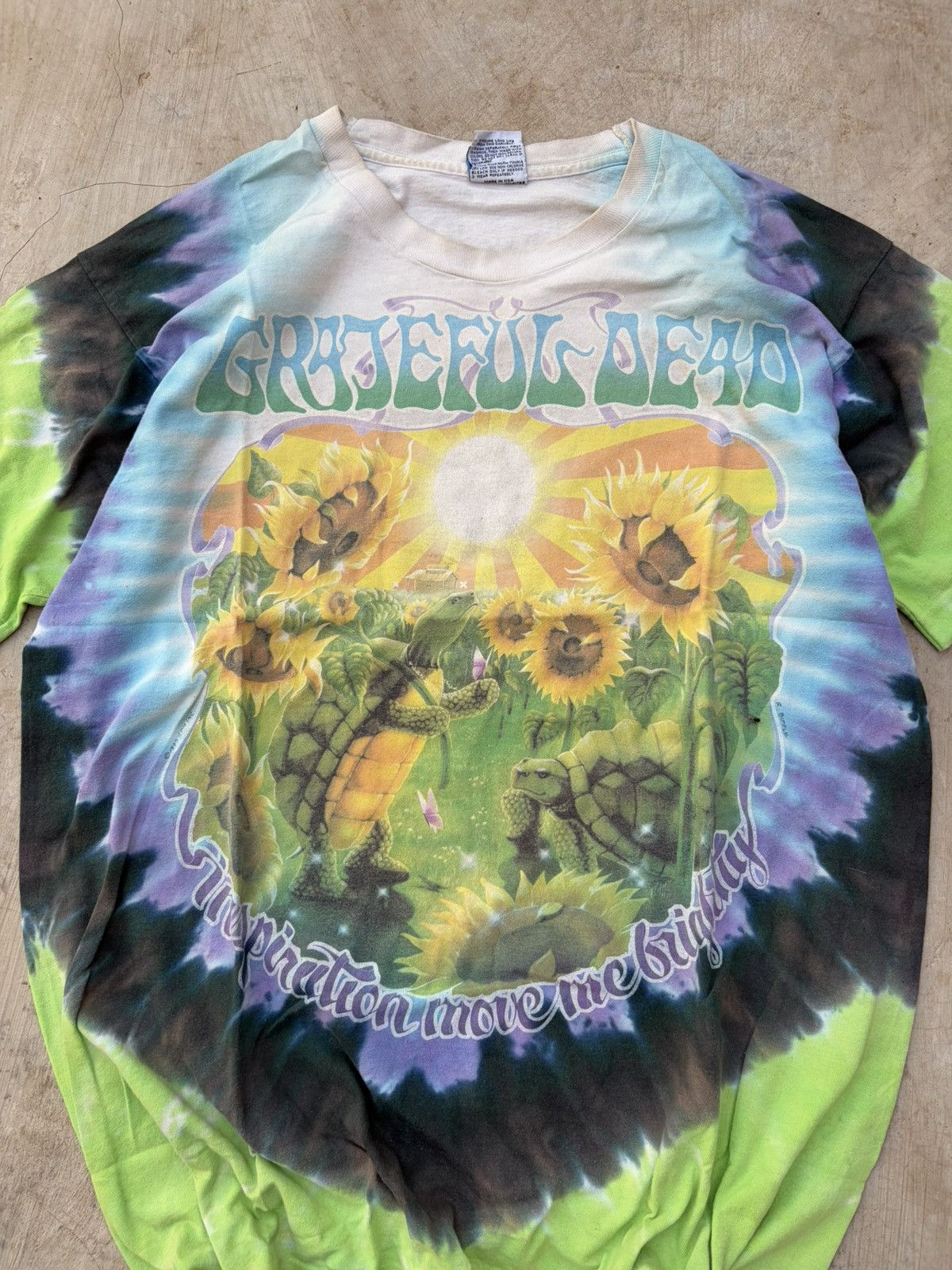 Band Tees Vintage 1995 Grateful Dead Summer Tour Tshirt Size US XL / EU 56 / 4 - 7 Thumbnail