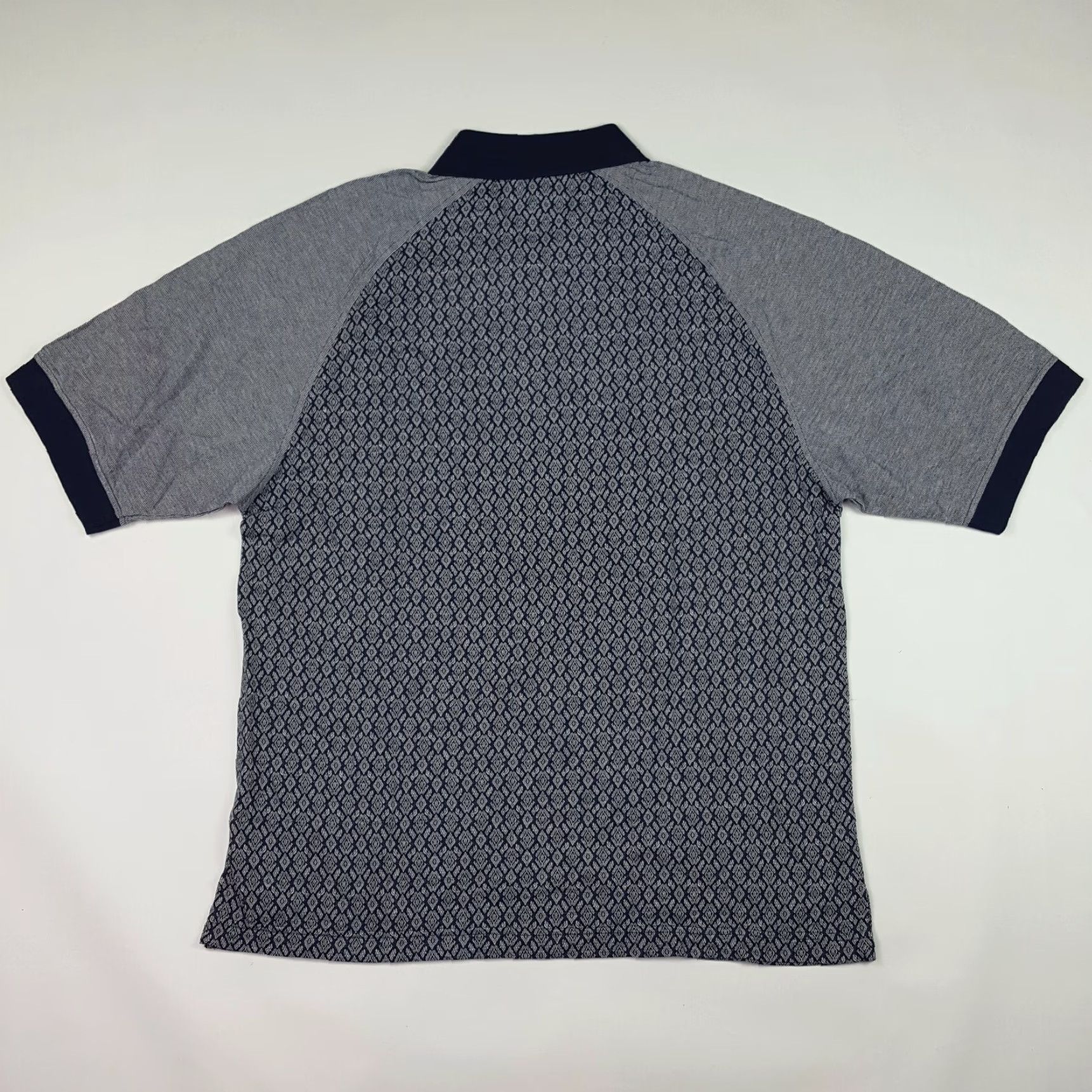 Vintage VTG 90s Grand Slam Men's Size XL Diamond Golf Tennis Surf Polo Shirt Vintage Collared Short Sleeve Polo Shirt Blue Size US L / EU 52-54 / 3 - 5 Thumbnail