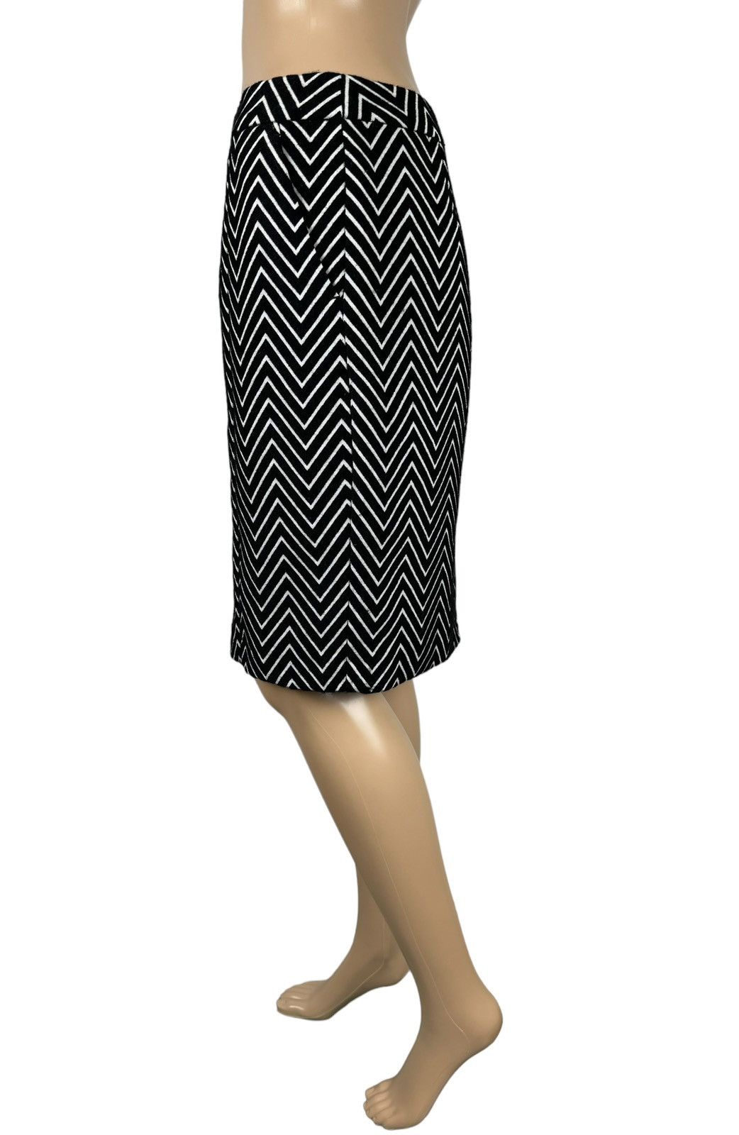 MAX&Co. Max&Co Pencil Skirt Zigzag Striped Wool-Polyester size US4 Size 27" / US 4 / IT 40 - 10 Thumbnail