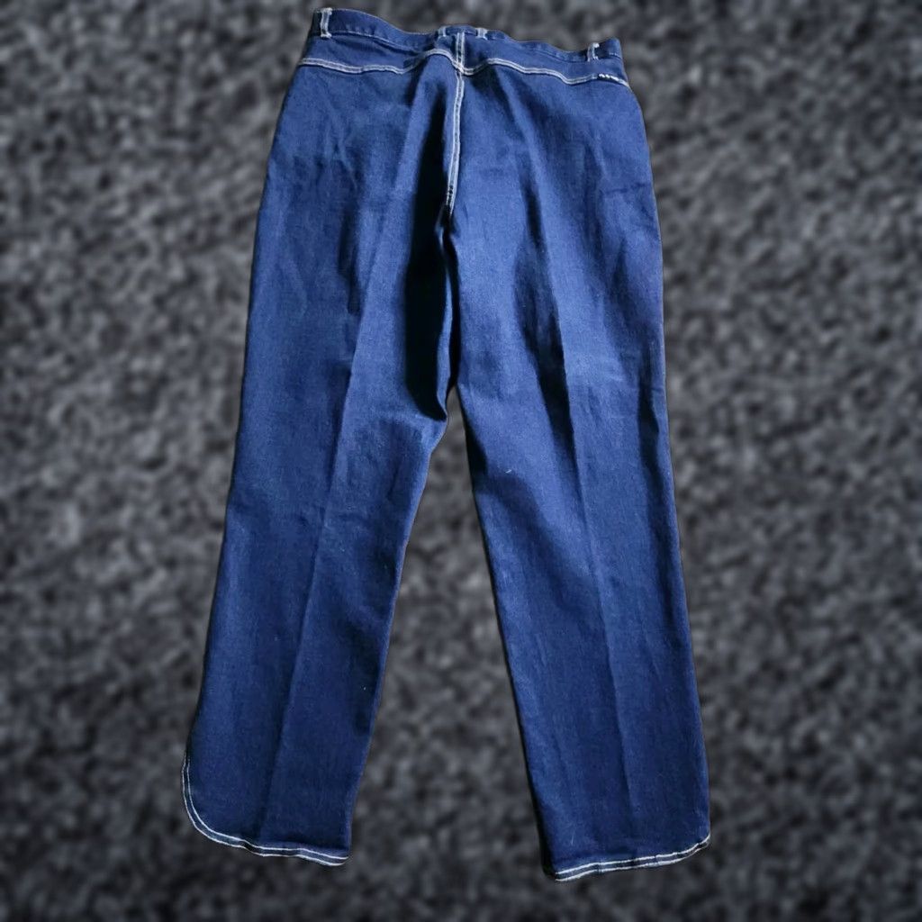 Denime VINTAGE Golden Wings Jeans Denim 36 Straight Men Blue 1970s Cotton Spandex Japan Inseam 28 Pockets Regular Size US 36 / EU 52 - 1 Thumbnail