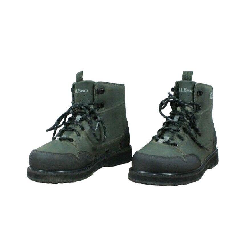 L.L. Bean LL Bean Emerger Gray Leather Wading Fishing Boots Size US 5 / EU 37 - 2 Thumbnail