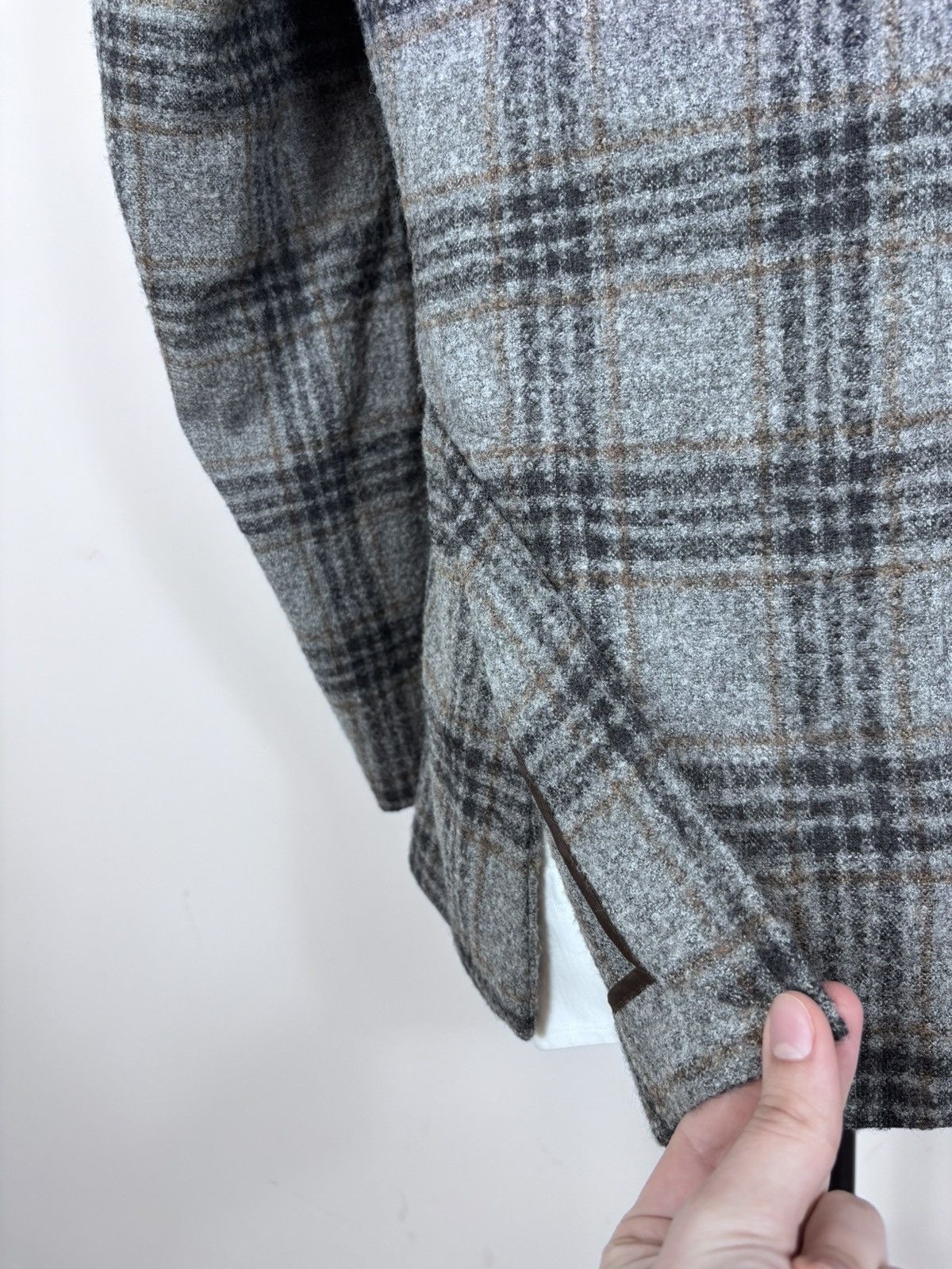 Luigi Bianchi Luigi Bianchi Sartoria Loro Piana Alpaca Wool Blazer Jacket Size 40R - 15 Thumbnail