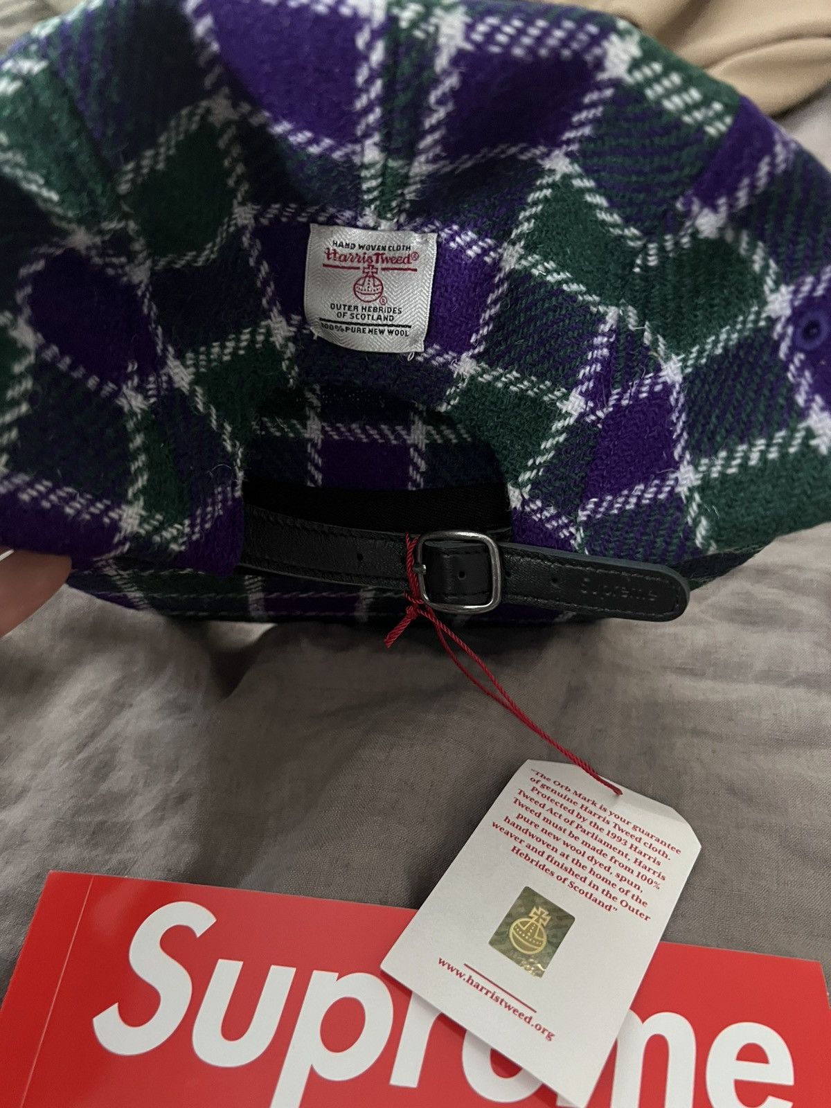Supreme SUPREME HARRIS TWEED CAMP CAP Size ONE SIZE - 3 Thumbnail