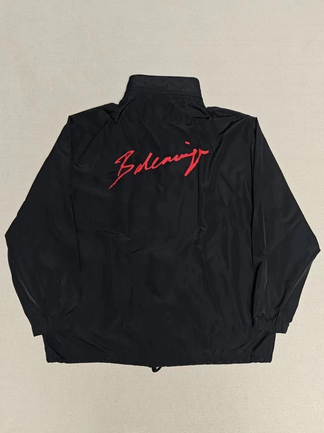 Balenciaga Balenciaga hand-painted logo nylon jacket Size US M / EU 48-50 / 2 - 1 Thumbnail