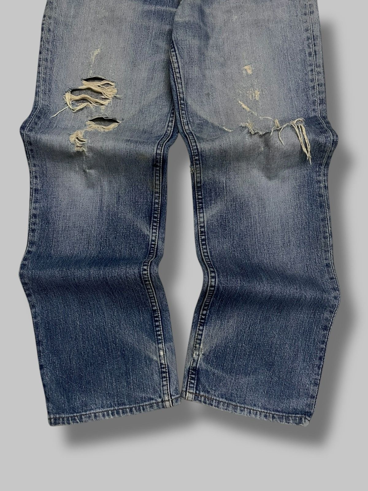 Levi's Vintage Clothing Vintage 1990s Designer Levis 502 Distressed Denim Size US 30 / EU 46 - 6 Thumbnail