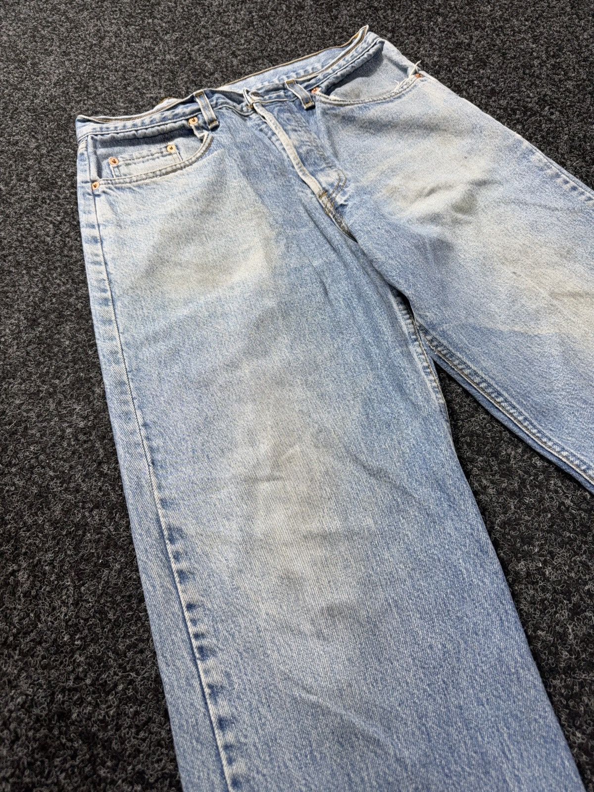 Levi's Vintage Clothing Vintage 90s Levi's 618 Relaxed Straight Light Wash Jeans Size US 32 / EU 48 - 5 Thumbnail
