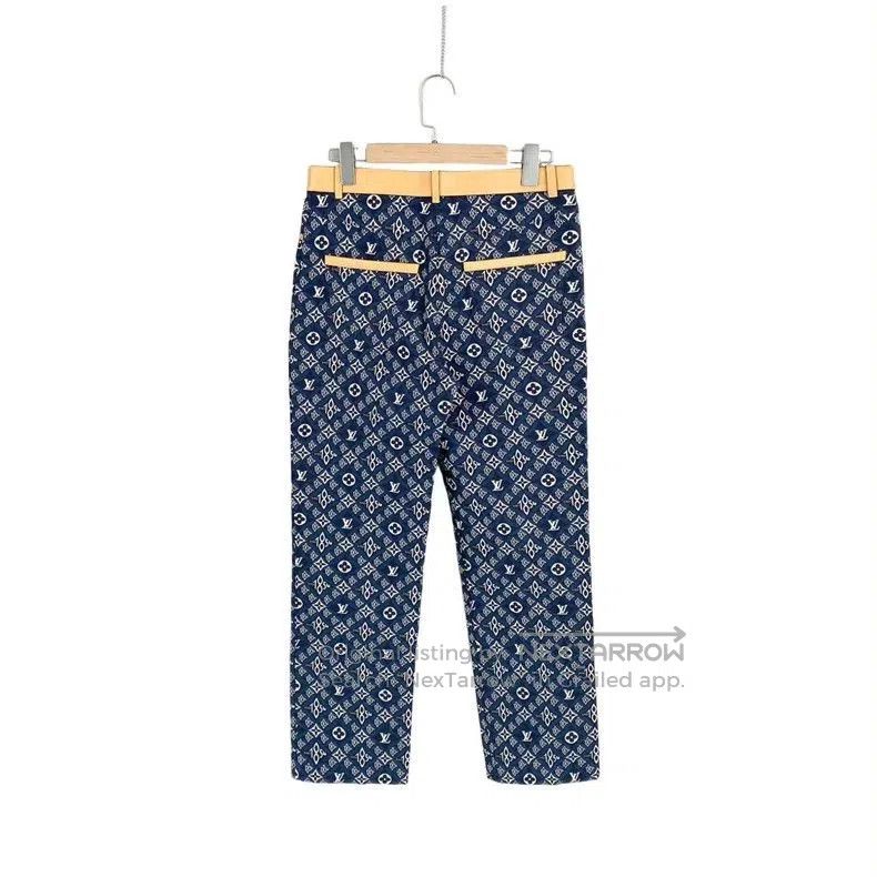 Louis Vuitton Louis Vuitton 1854 Monogram Denim Jeans. Size US 38 / EU 54 - 2 Thumbnail