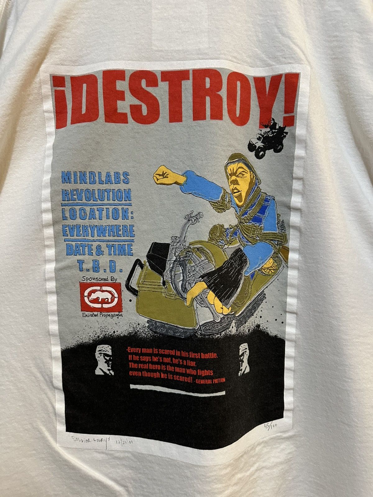 Ecko Unltd. × Vintage GRAIL Vintage Ecko Unltd Soldier Story LS T Shirt XL Y2K Size US XL / EU 56 / 4 - 6 Thumbnail