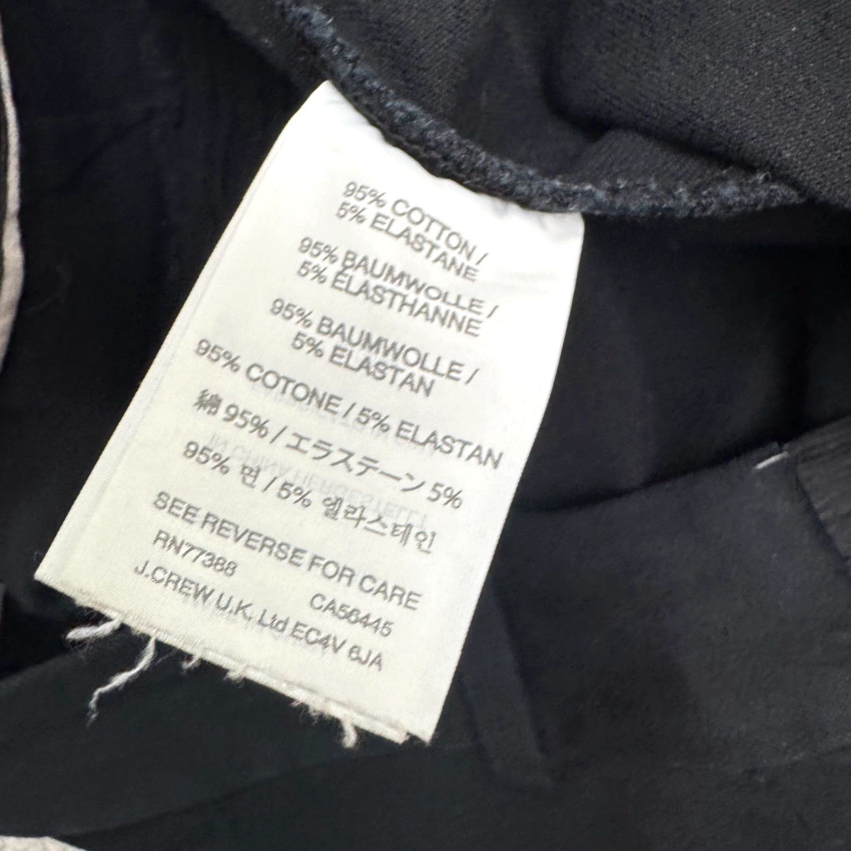 J.Crew J.Crew Maternity Pull On Ankle Crop Pants Womens 8 Black Stretch Cotton Size 30" / US 8 / IT 44 - 6 Thumbnail