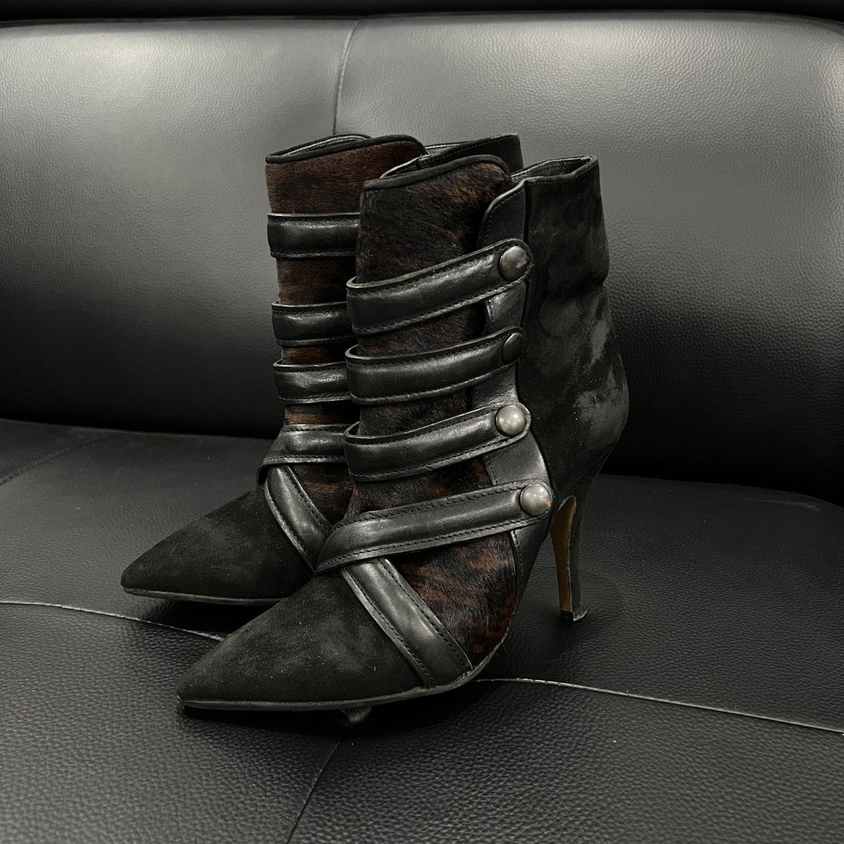 Isabel Marant Isabel Marant Lace-Up Leopard Print Heels Size US 6 / IT 36 - 1 Thumbnail