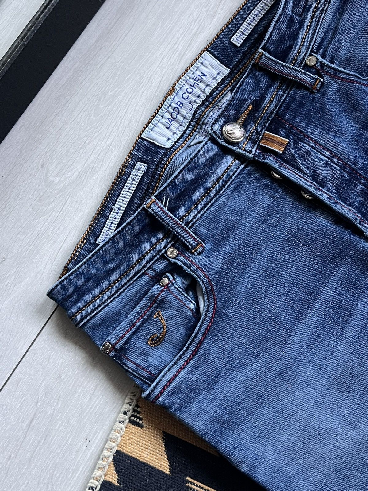 Jacob Cohen Jacob Cohen Rare Exclusive Handmade Denim Jeans Size US 31 - 8 Thumbnail