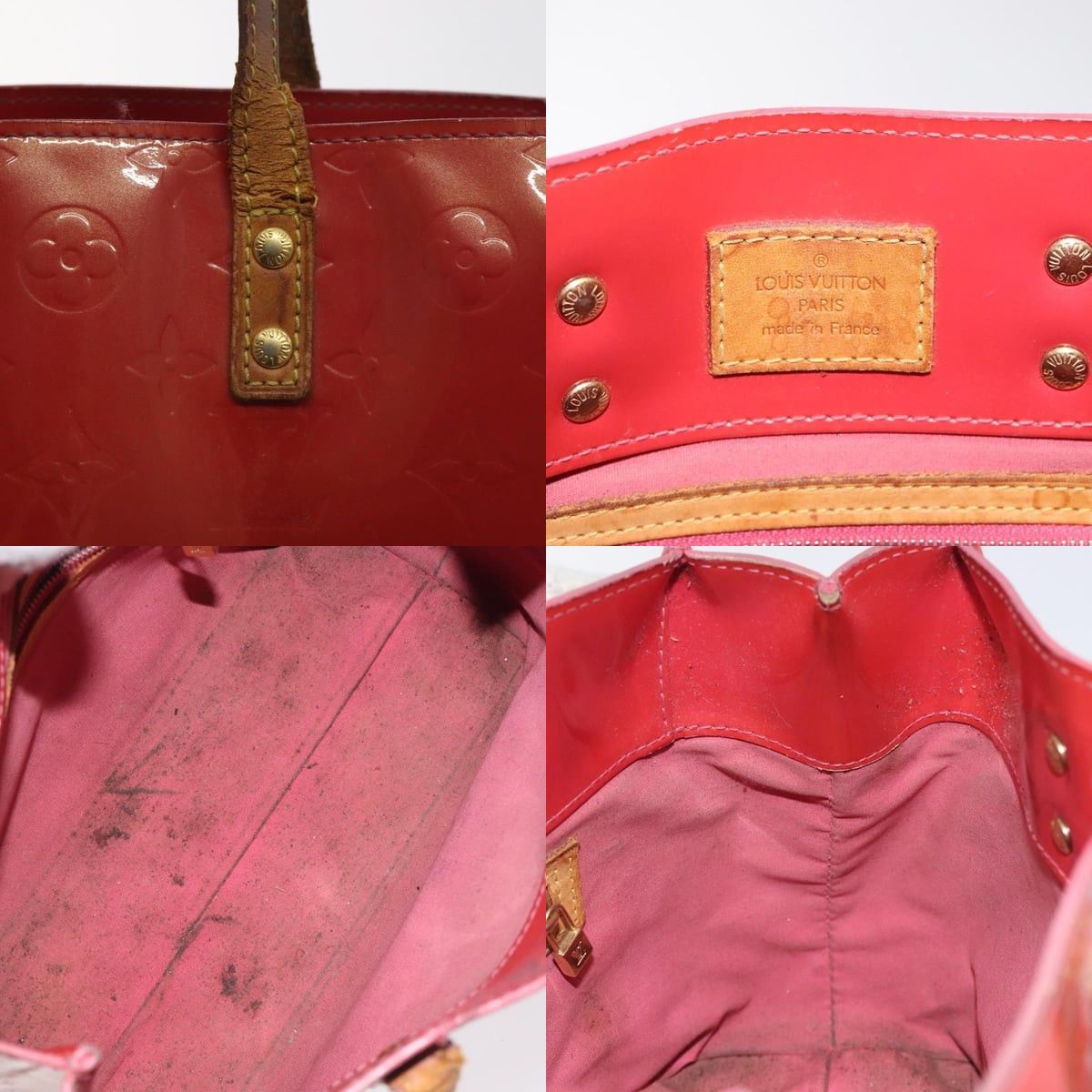 Louis Vuitton LOUIS VUITTON Monogram Vernis Reade PM Hand Bag Fran Boise Size ONE SIZE - 11 Thumbnail