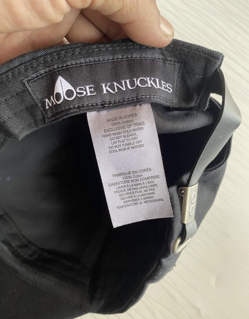 Moose Knuckles Moose Knuckles Logo Icon Black Cap Size ONE SIZE - 7 Thumbnail