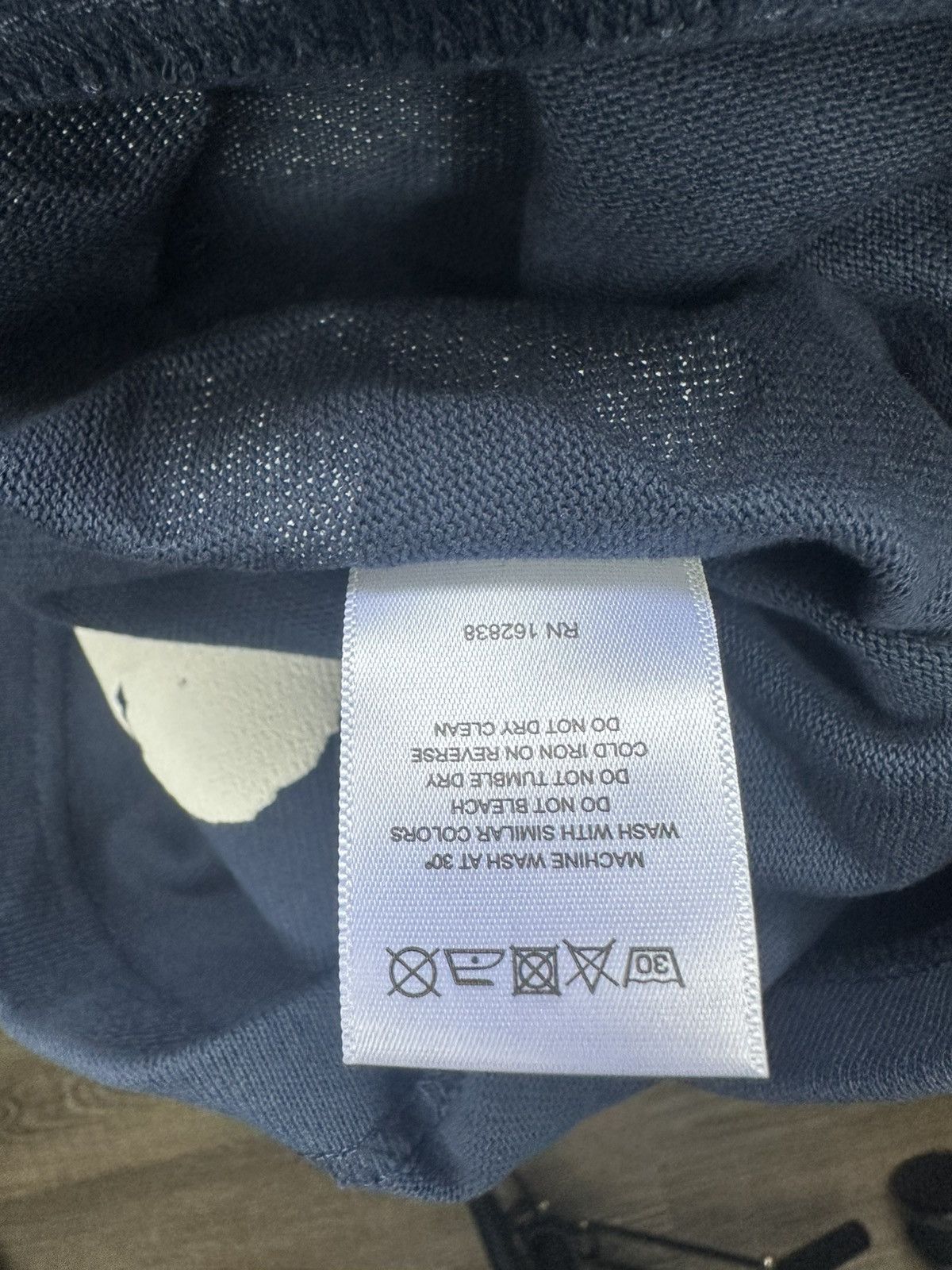 DENIM TEARS Long Sleeve Cotton Wreath Tee Navy Size US S / EU 44-46 / 1 - 5 Thumbnail