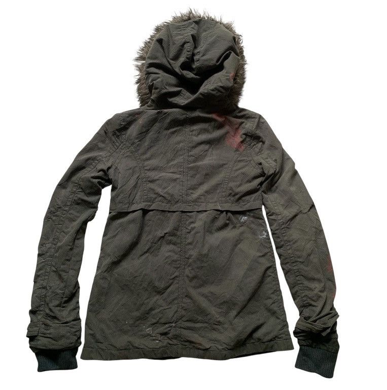 Abercrombie & Fitch 🔥 Thrashed 🔥 Abercrombie and fitch removeable fur jacket Size US S / EU 44-46 / 1 - 9 Thumbnail