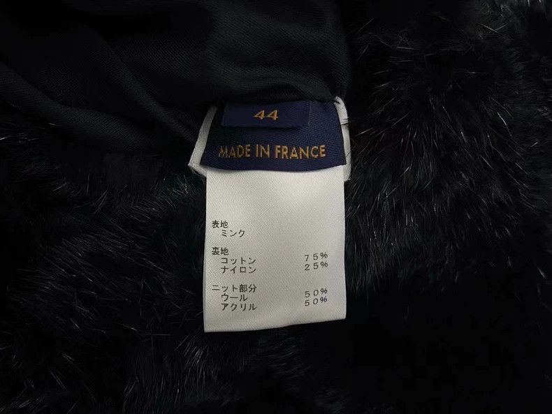 Louis Vuitton Louis Vuitton black mink fur hoodie-2507 Size US M / EU 48-50 / 2 - 7 Thumbnail