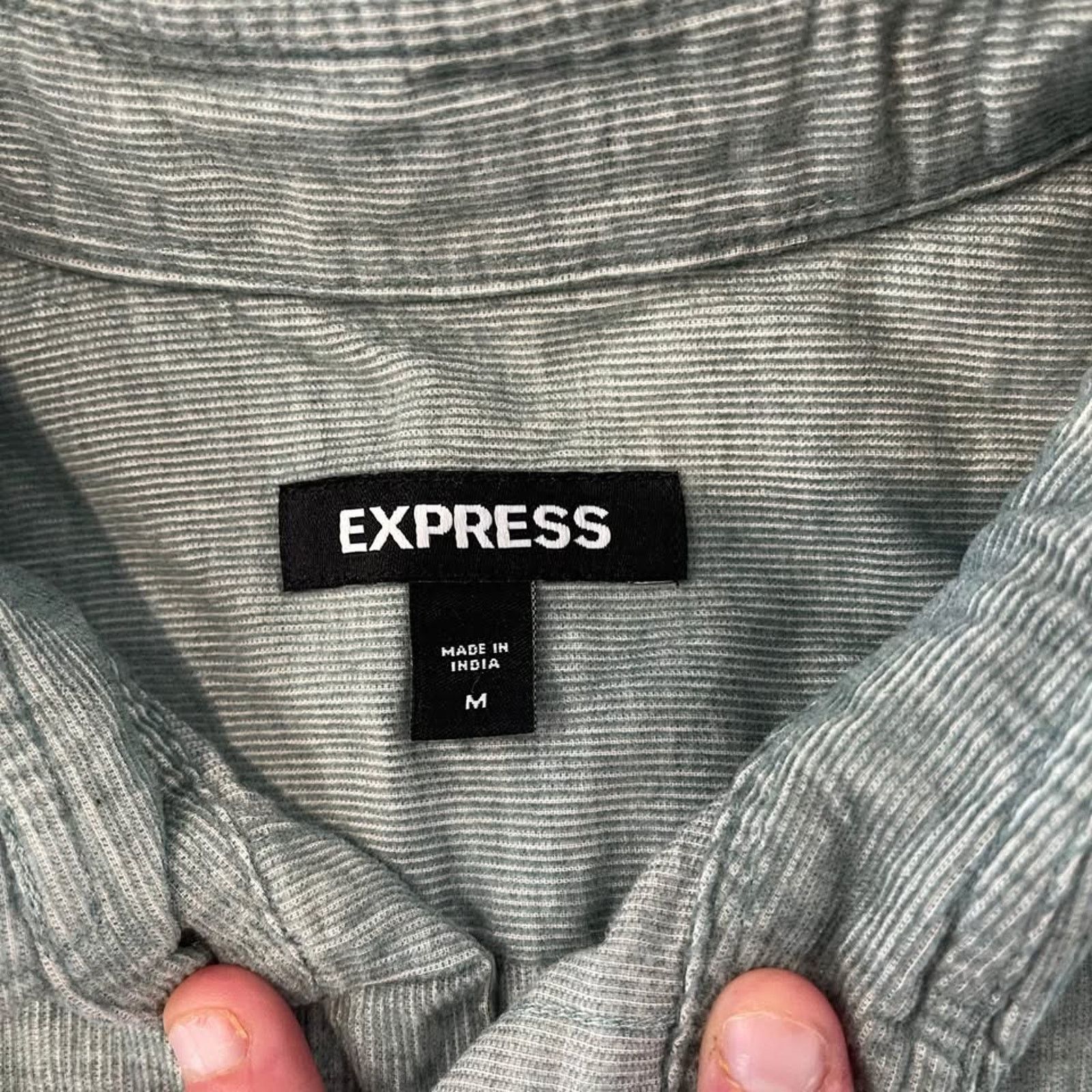 Express Express Button Up Long Sleeve Shirt Corduroy Men's Medium Size US M / EU 48-50 / 2 - 4 Thumbnail