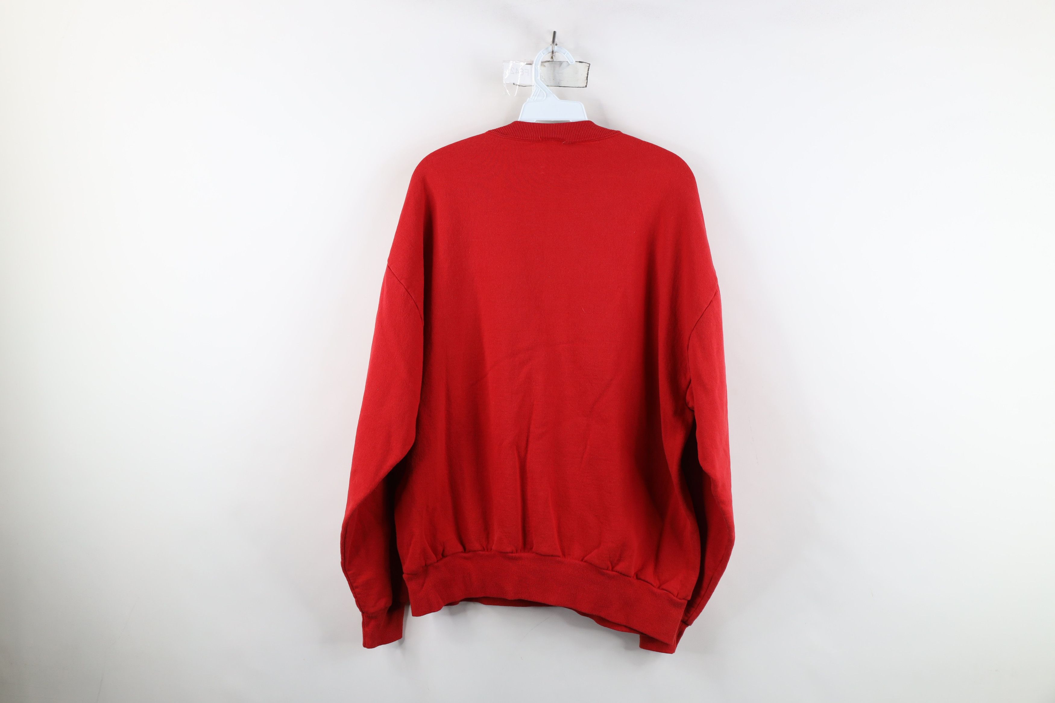 Vintage Vintage 90s Streetwear Christmas Gingerbread Sweatshirt Red Size XL / US 12-14 / IT 48-50 - 11 Thumbnail
