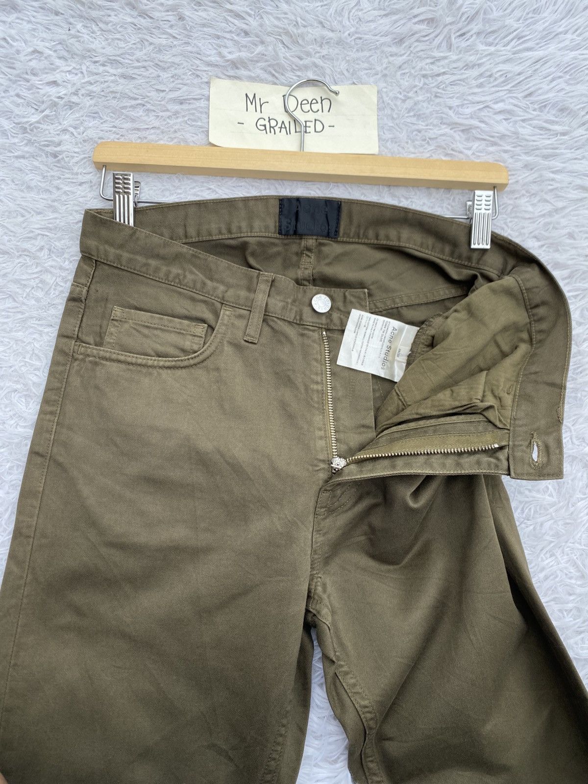 Acne Studios Rare Acne Studios Green Slack Pants Size US 29 - 8 Thumbnail