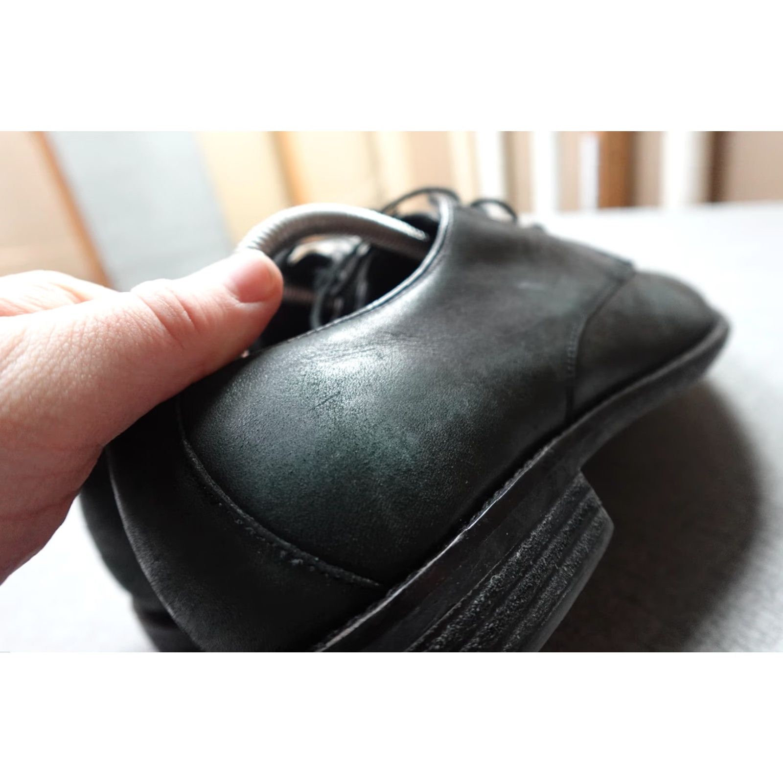Cole Haan Cole Haan Grand.OS Dress Shoes Mens 9.5 Black Leather Cap Toe Derby M Size Classic Court Formal Shoes Size ONE SIZE - 7 Thumbnail