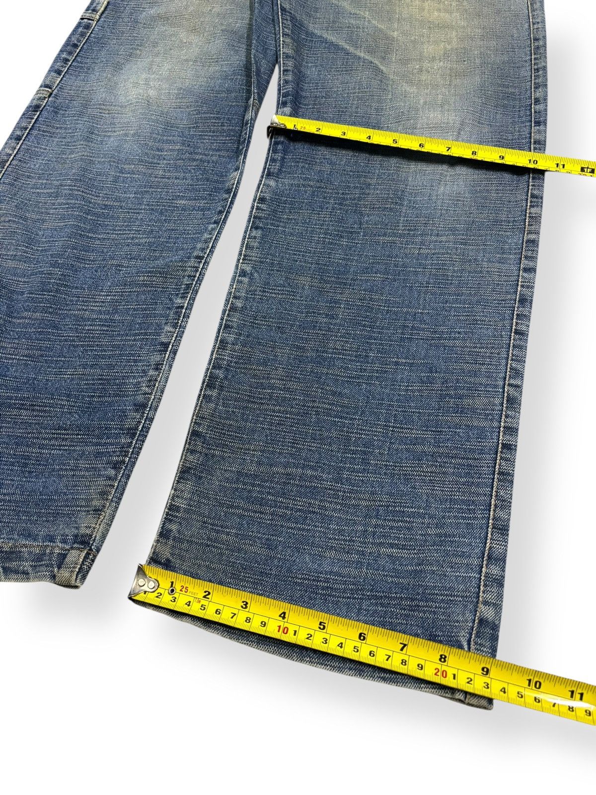 JNCO Vintage 90s Conart Faded Washed Baggy Carpenter Jeans Size US 33 - 14 Thumbnail