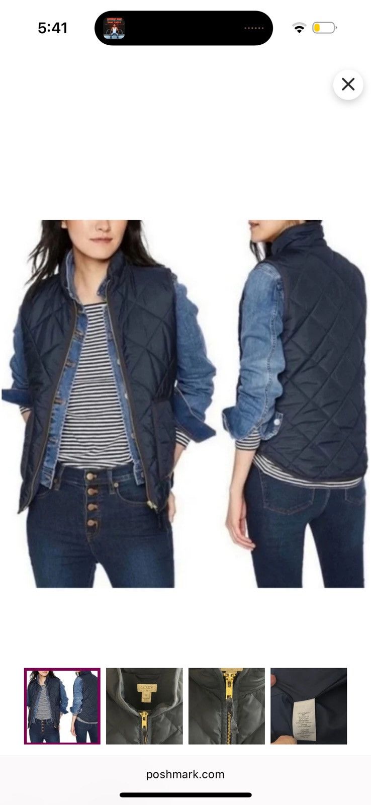 J.Crew J.Crew Down Quilted Puffer Vest Size S / US 4 / IT 40 - 11 Thumbnail