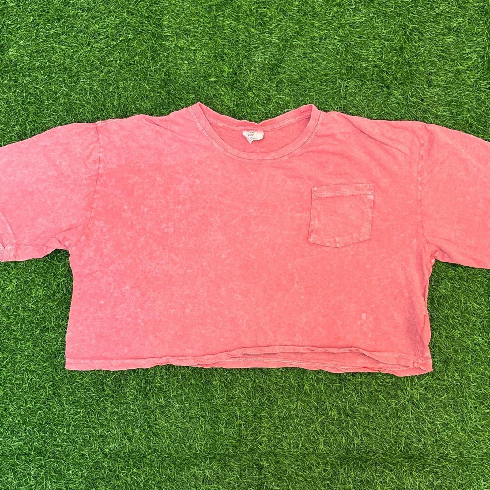 Other Women's Retro Coral ‘Corpus Christi, Texas’ Graphic Crop Top Size XS / US 0-2 / IT 36-38 - 1 Thumbnail