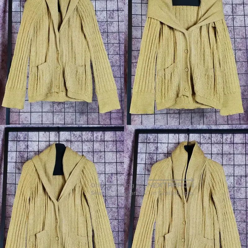 Dior Dior Brown Wool Long Sleeve Cardigan . Size M / US 6-8 / IT 42-44 - 2 Thumbnail