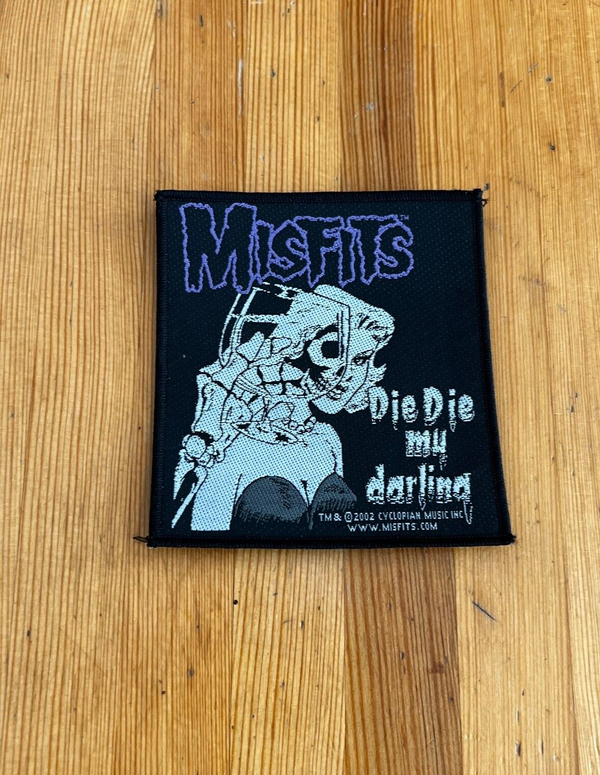 Band Tees Vintage 00s Misfits 2002 horror punk Band Small Patch Size ONE SIZE - 1 Thumbnail