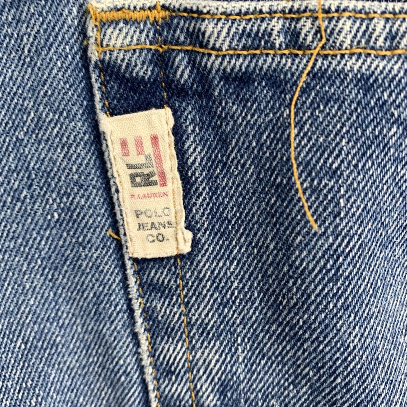 Vintage VINTAGE Polo Jeans Co. Ralph Lauren Jeans Men Adult Medium Blue 90s Distressed Denim 33x30 Size US XS / EU 42 / 0 - 3 Thumbnail