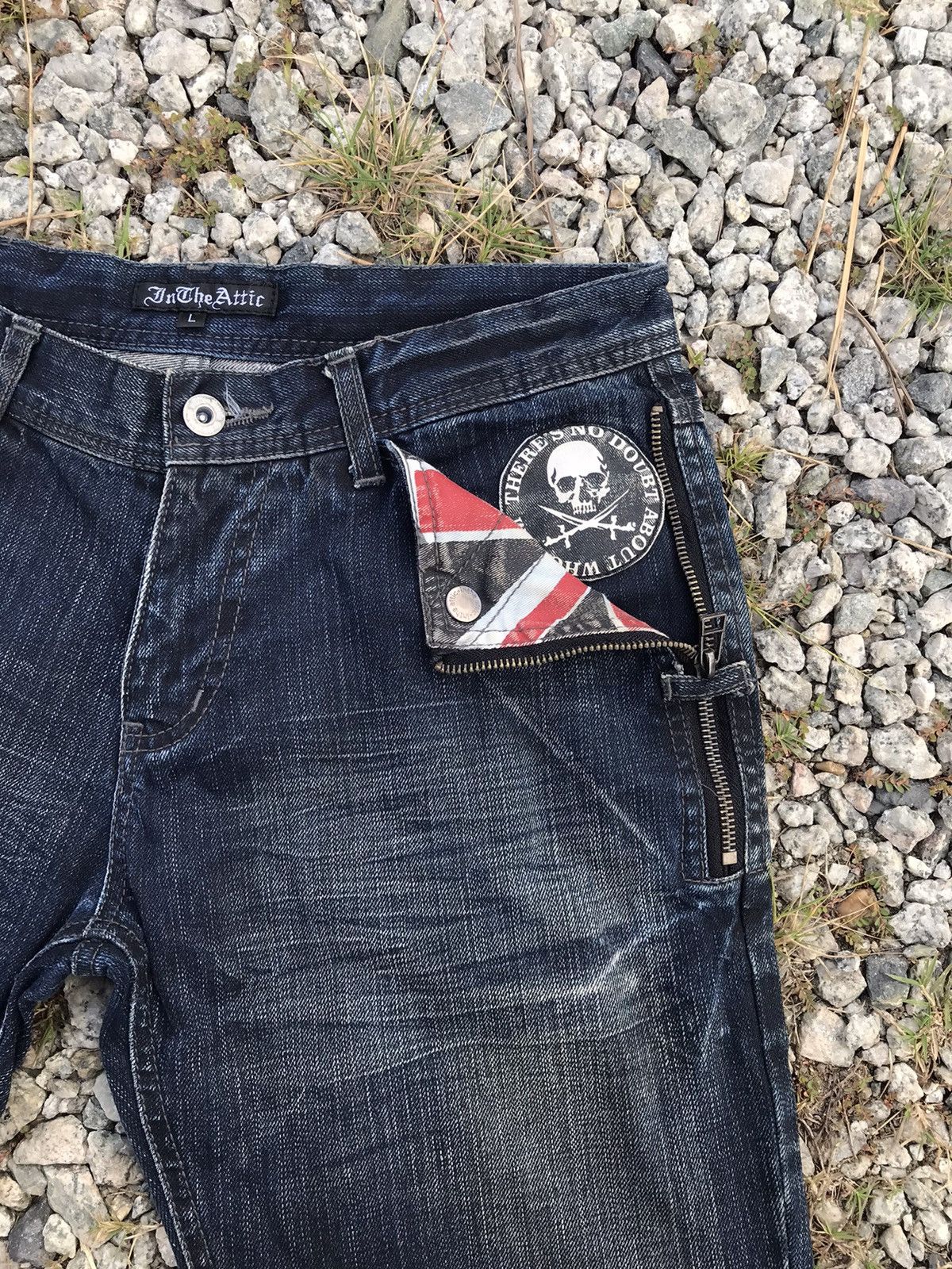 In The Attic Vintage In The Attic Bondage Style Denim Jeans Size US 32 / EU 48 - 2 Thumbnail