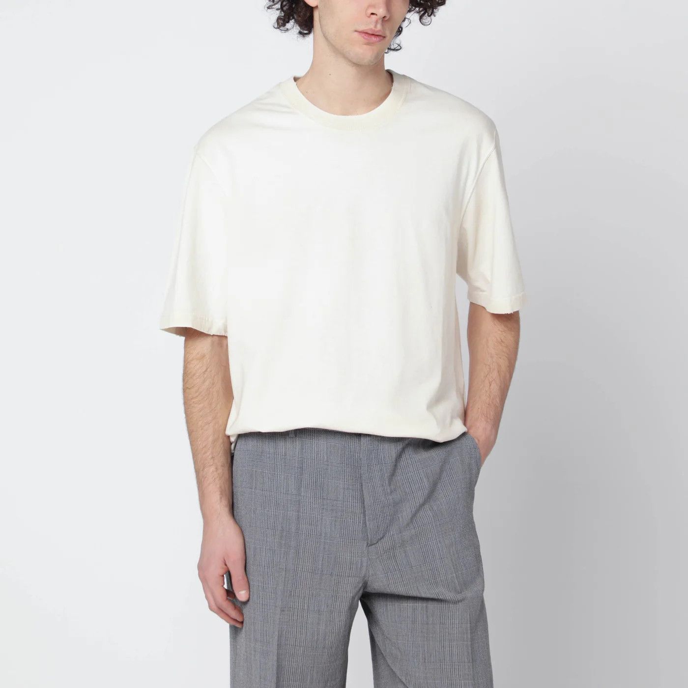 Golden Goose o1d2blof0426 Cotton Star Short Sleeve T-Shirt in White Size US L / EU 52-54 / 3 - 1 Thumbnail