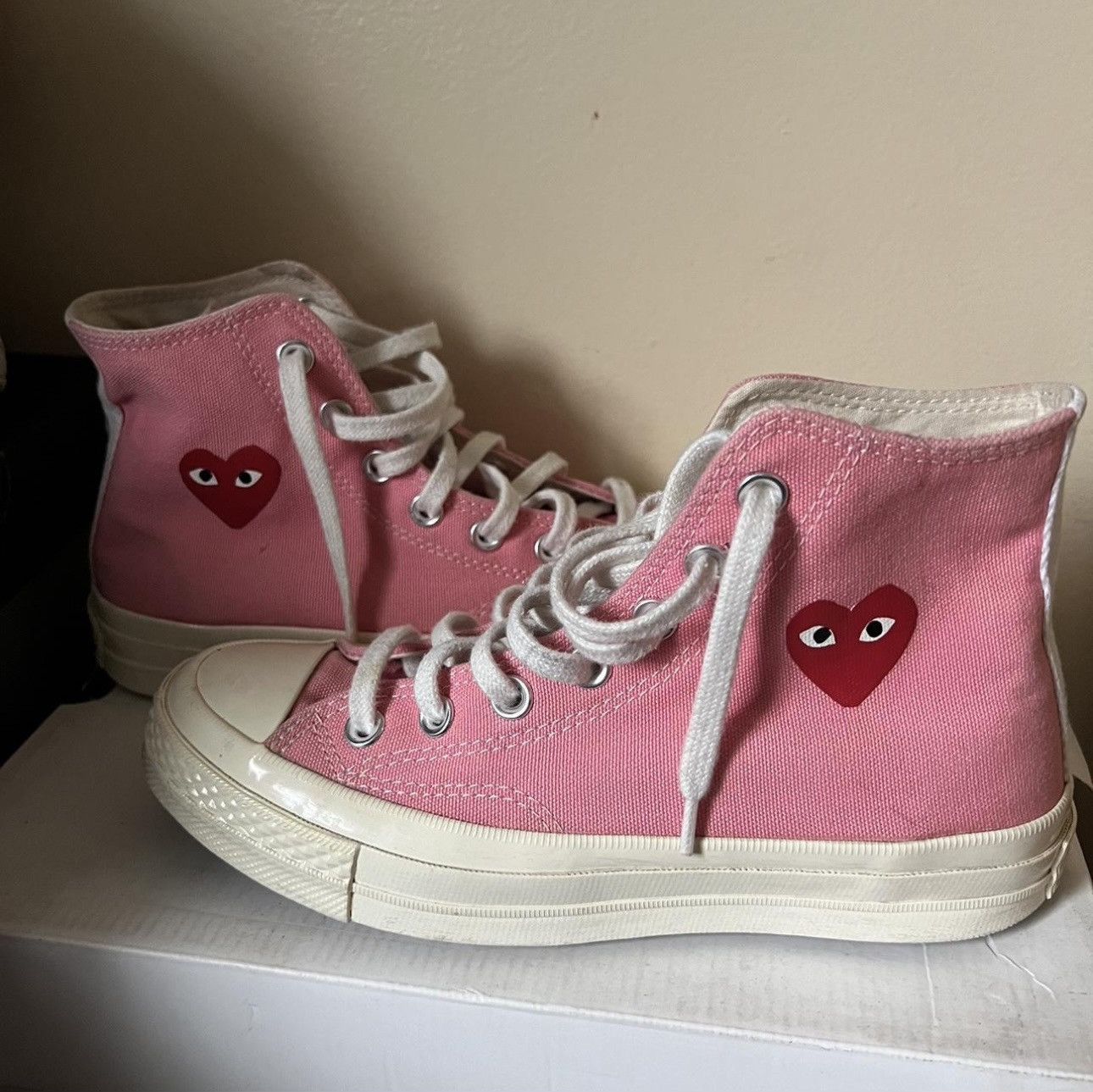 Comme des Garcons Comme Des Garçons Play x Converse Size US 4.5 / IT 34.5 - 2 Thumbnail