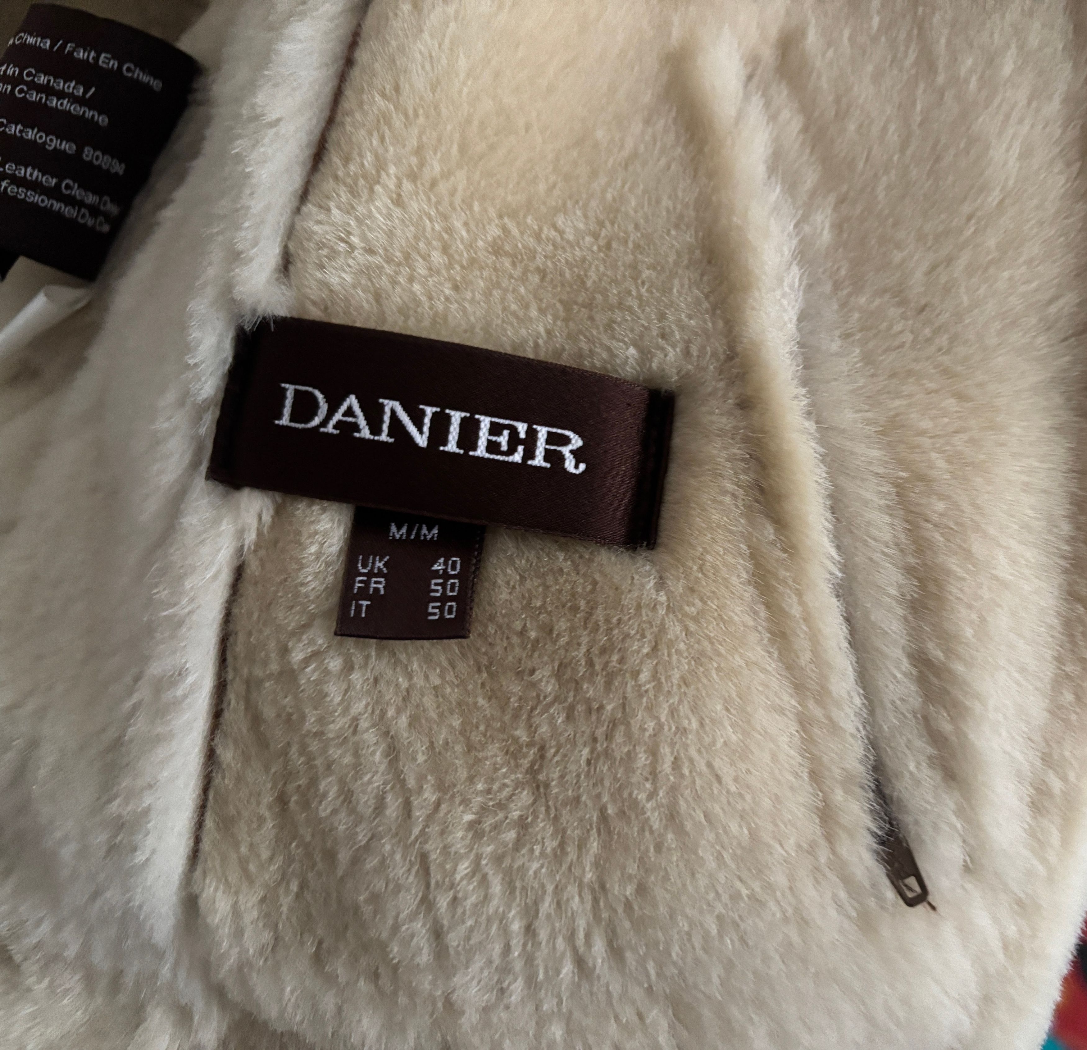 Danier $1750 Shearling Button-up Jacket/ Coat - 40/ Medium-Large Size US M / EU 48-50 / 2 - 10 Thumbnail