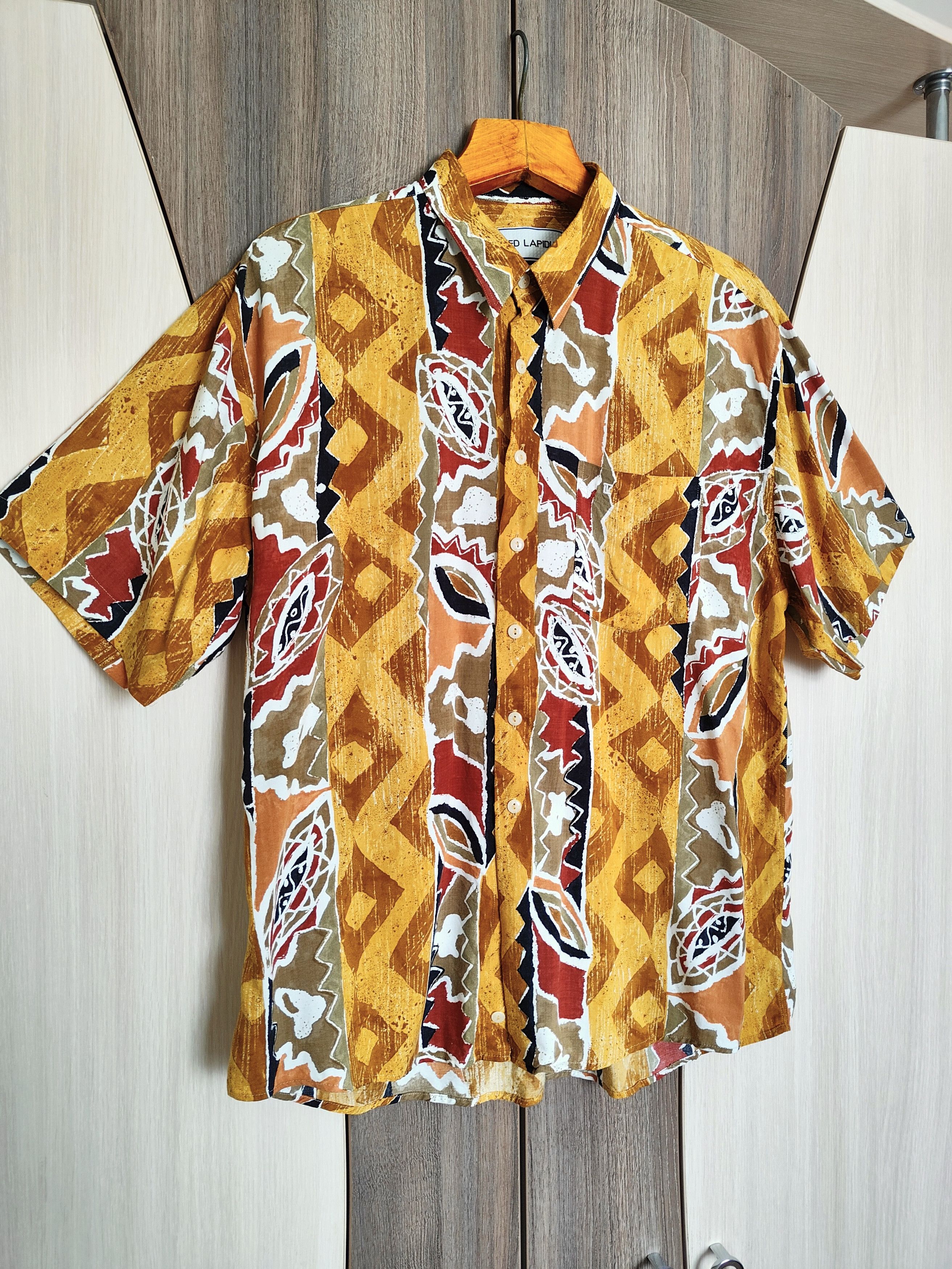 TED LAPIDUS Ted Lapidus Shirt XL Ted Lapidus Mexican Style Shirt Size US XL / EU 56 / 4 - 8 Thumbnail