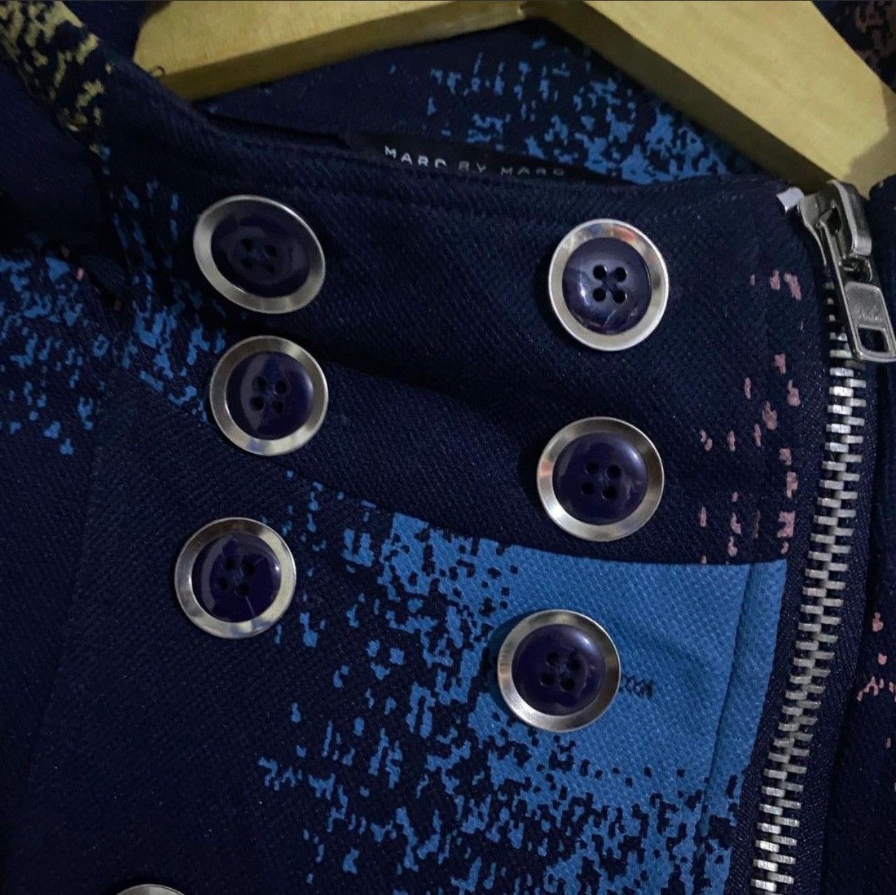 Marc by Marc Jacobs Archive Marc by Marc Jacobs Spray Paint Hoodie Moto Jacket Size XS / US 0-2 / IT 36-38 - 8 Thumbnail