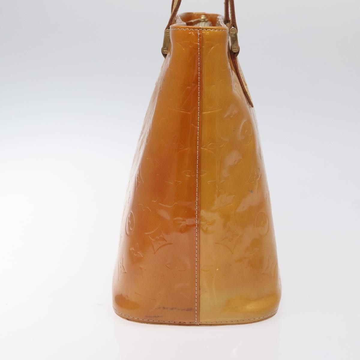 Louis Vuitton LOUIS VUITTON Monogram Vernis Houston Hand Bag Beige M91004 Size ONE SIZE - 5 Thumbnail