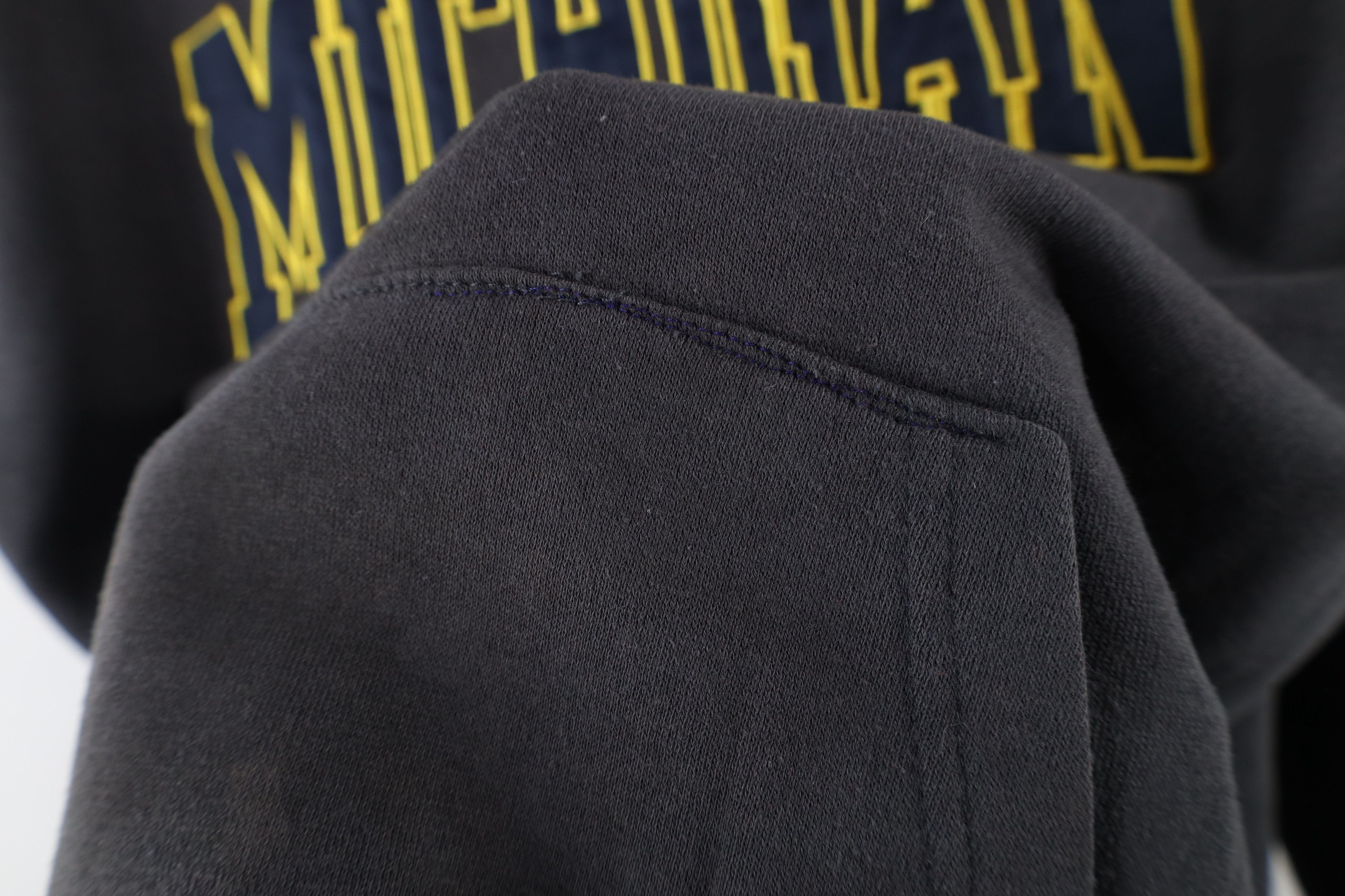 Vintage Vintage Spell Out University of Michigan Hoodie Dark Gray Size US S / EU 44-46 / 1 - 12 Thumbnail
