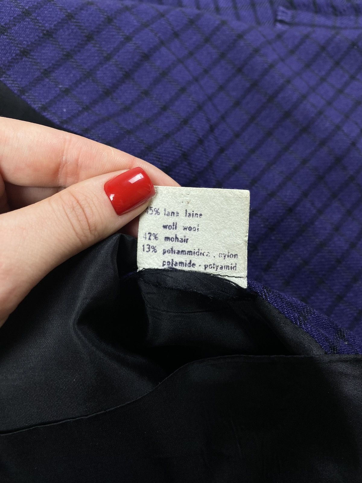 Issey Miyake × Japanese Brand × Vintage Issey Miyake vintage checked wrap skirt size 42 Size 28" / US 6 / IT 42 - 17 Thumbnail