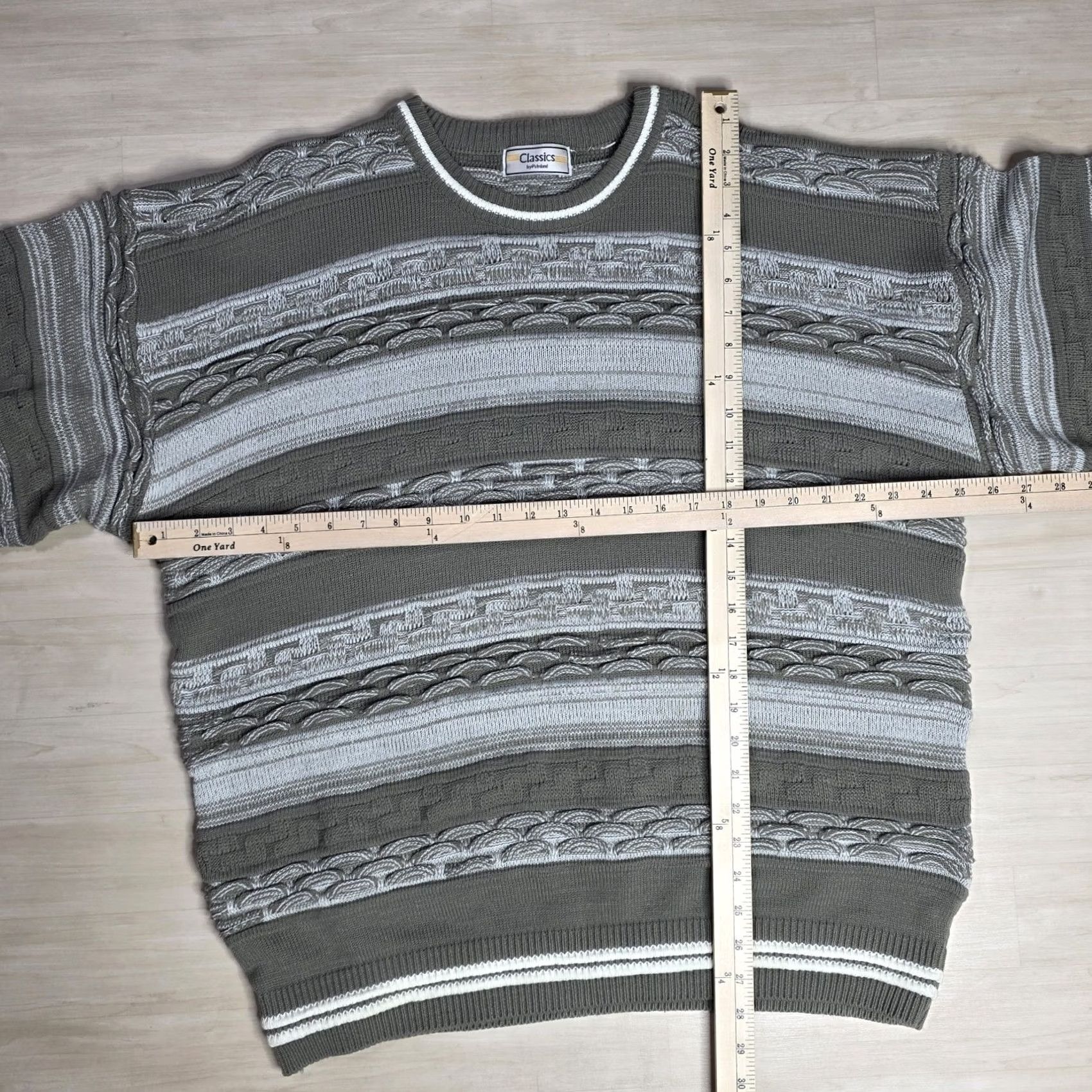 Coogi Vintage Classics By Palmland Coogi Style Textured Sweater Mens - 2XL Size US XXL / EU 58 / 5 - 5 Thumbnail