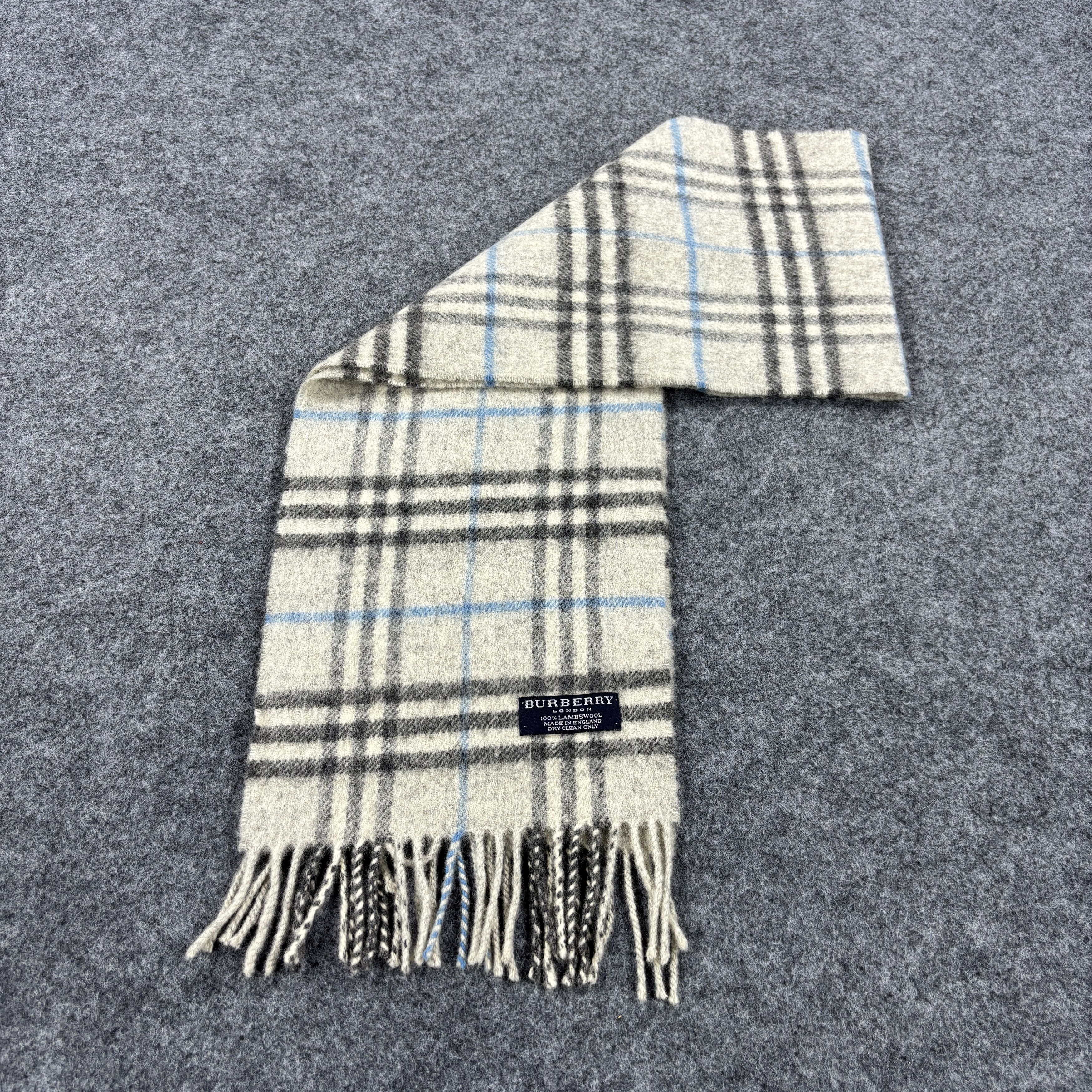 Burberry × Vintage GF10714 Burberry Scarf Neck Wear Muffler Nova Check Size ONE SIZE - 6 Thumbnail