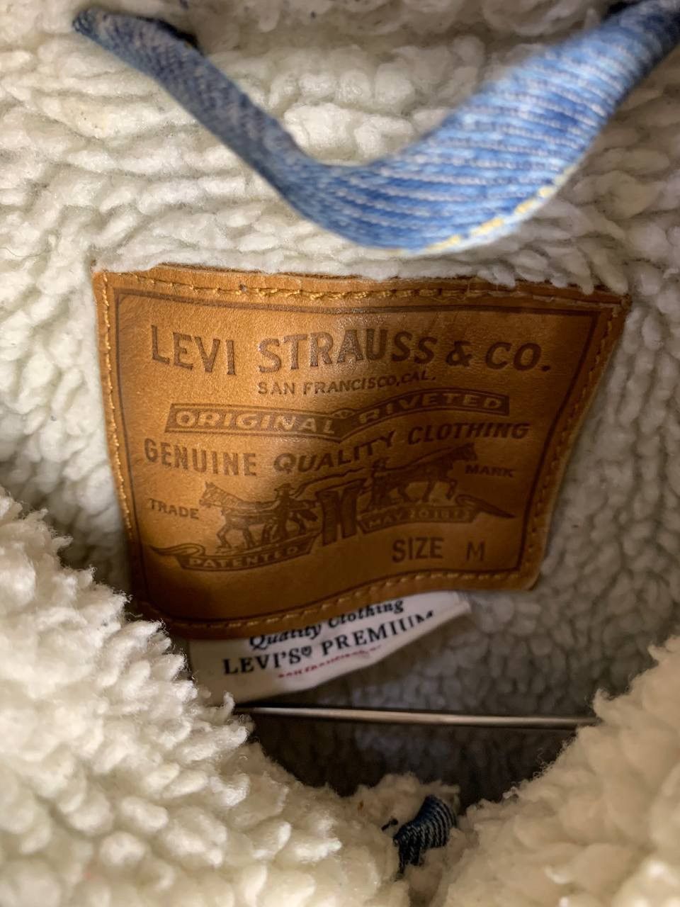 Levi's Made & Crafted × Vintage VERY RARE LEVIS DENIM JACKET SHERPA JEANS Y2K MADE IN USA Size US M / EU 48-50 / 2 - 8 Thumbnail