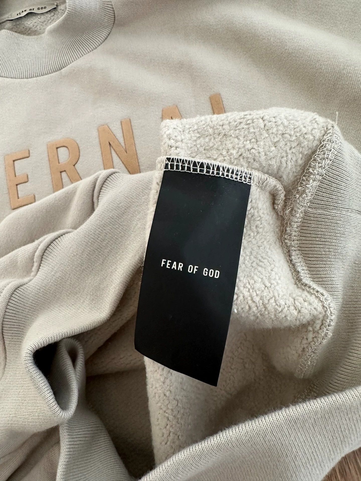 Fear of God FEAR OF GOD Eternal crewneck light beige xs wide Size US XS / EU 42 / 0 - 4 Thumbnail