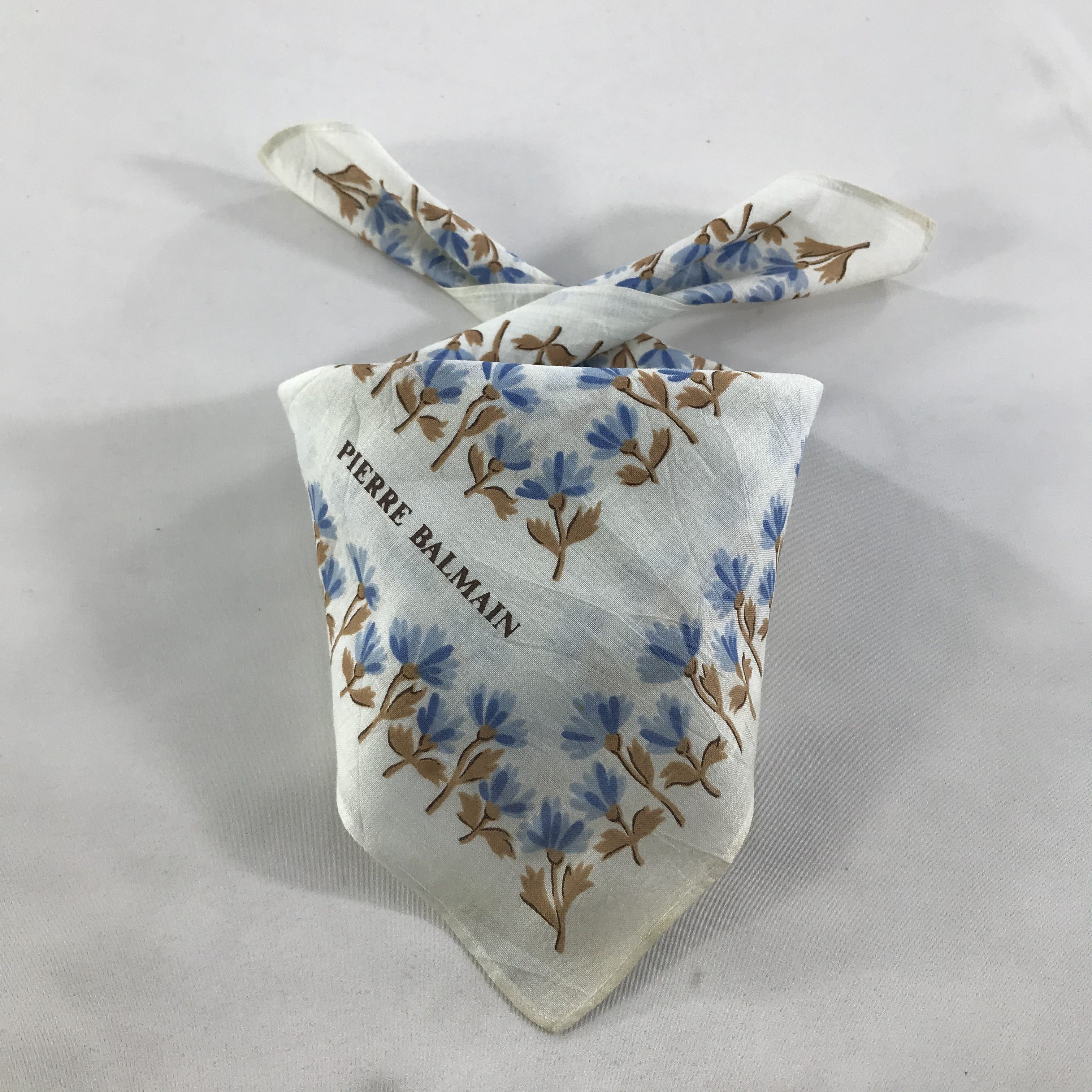 Pierre Balmain × Vintage Pierre Balmain Bandana / Handkerchief / Neckerchief - S1223 Size ONE SIZE - 3 Thumbnail