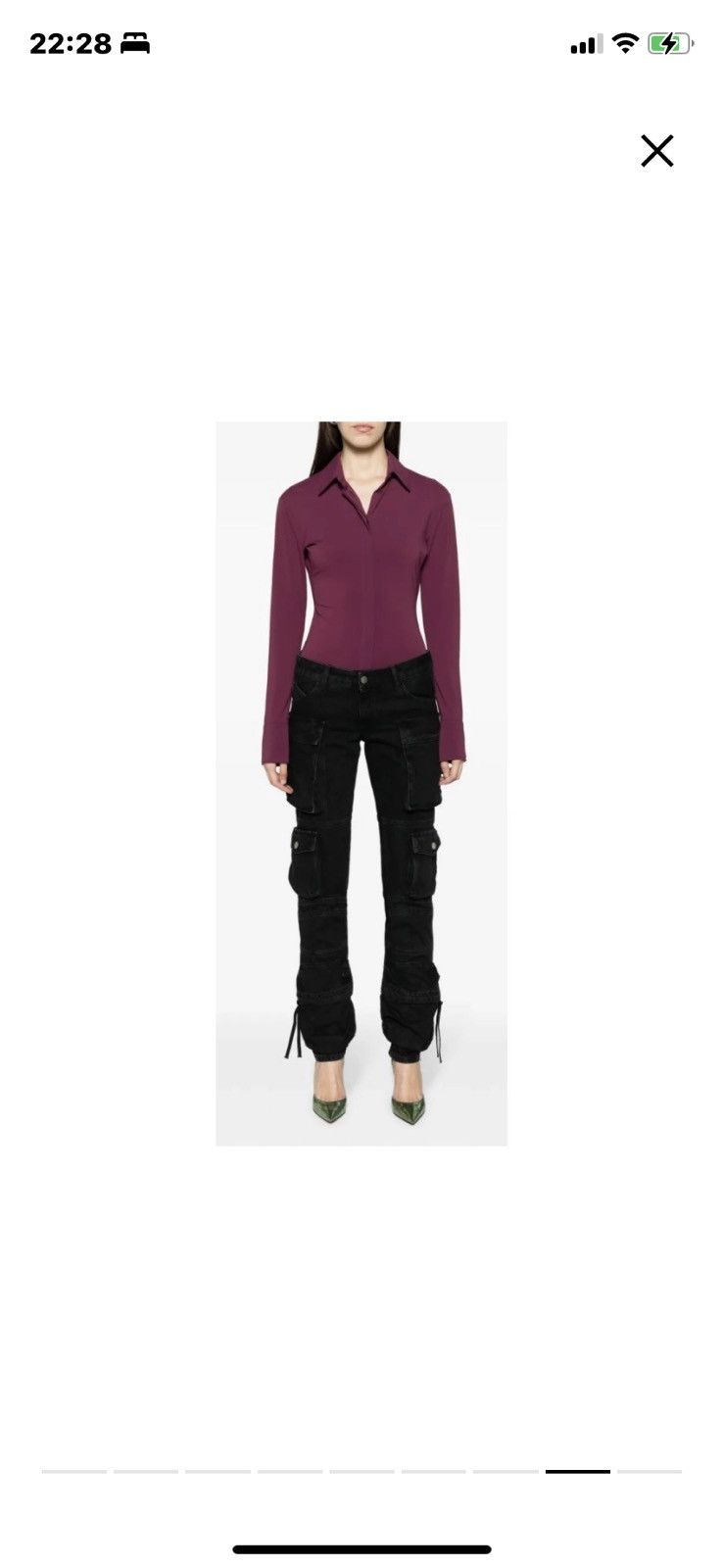 The Attico The Attico Essie cargo trousers size 28 Size 28" / US 6 / IT 42 - 8 Thumbnail