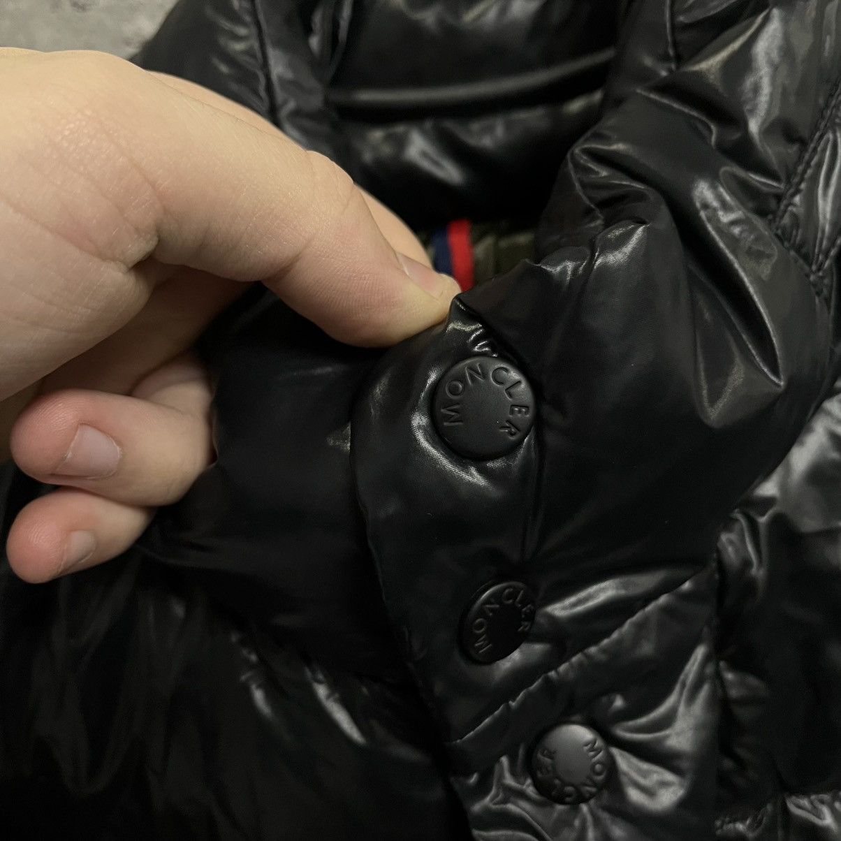 Moncler Moncler Puffer Jacket Big Logo Black Size US M / EU 48-50 / 2 - 10 Thumbnail