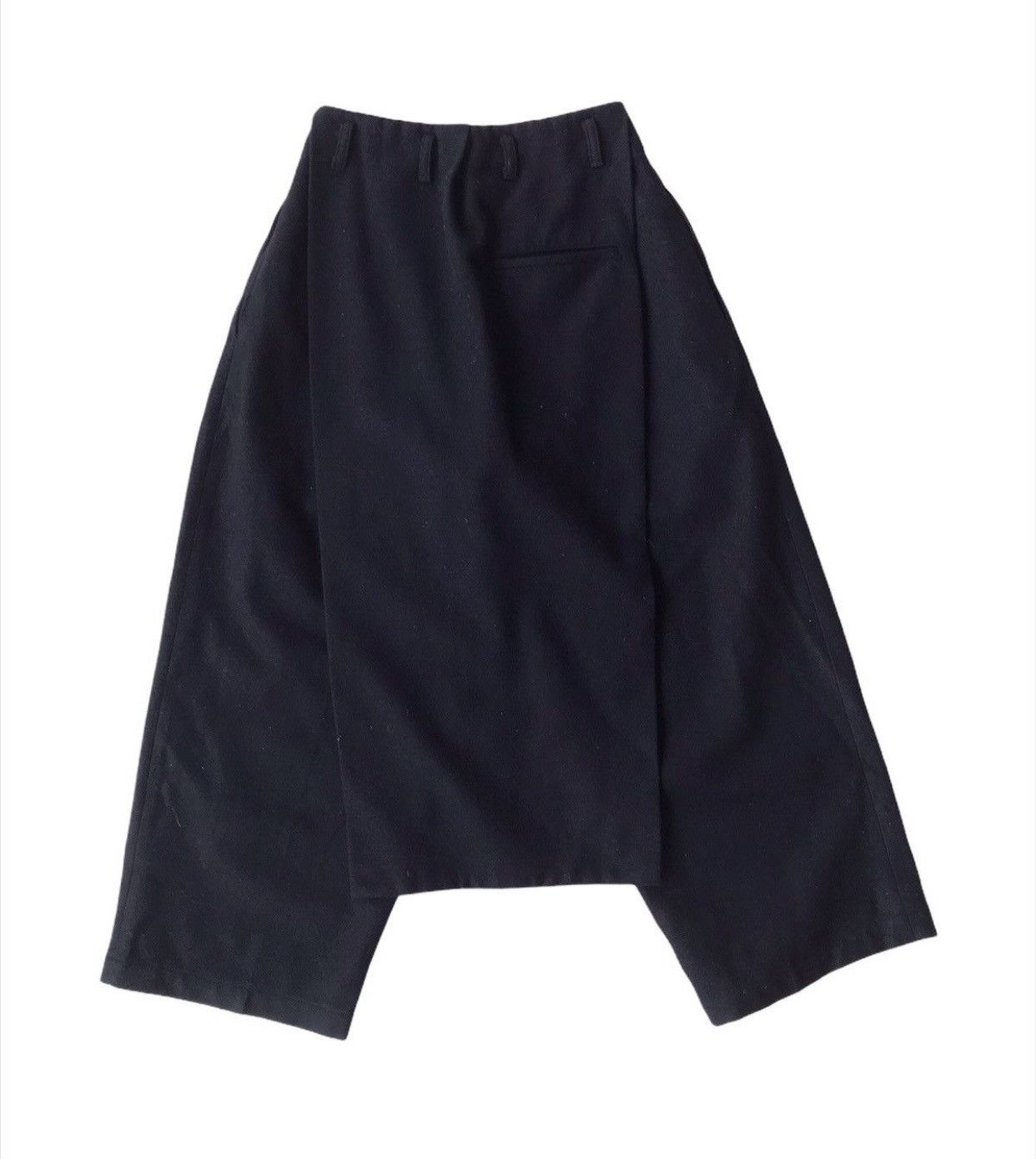 Yohji Yamamoto 💥Avant-Garde Yohji Yamamoto Signature Wool Pant Size 24" / US 00 / IT 34 - 2 Thumbnail