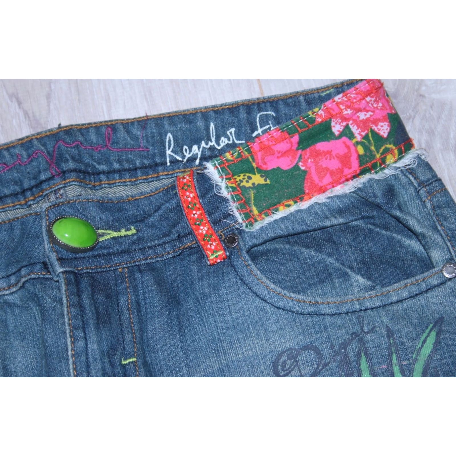 Desigual Desigual womens jeans Size 30 Regular fit Blue Skinny Slim Size 30" / US 8 / IT 44 - 5 Thumbnail